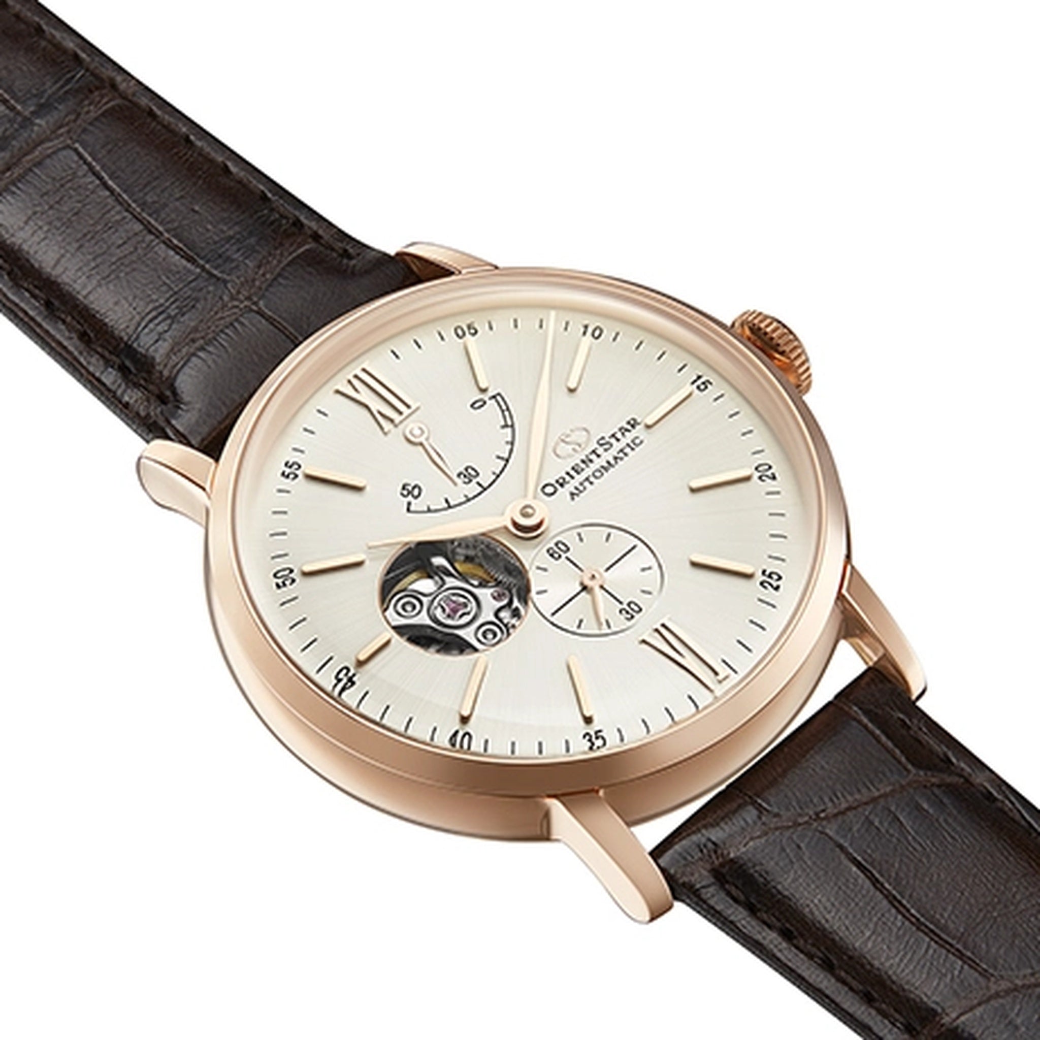 Montre Orient Star Contemporary RE-AV0001S00B Cœur ouvert Blanc Automatique
