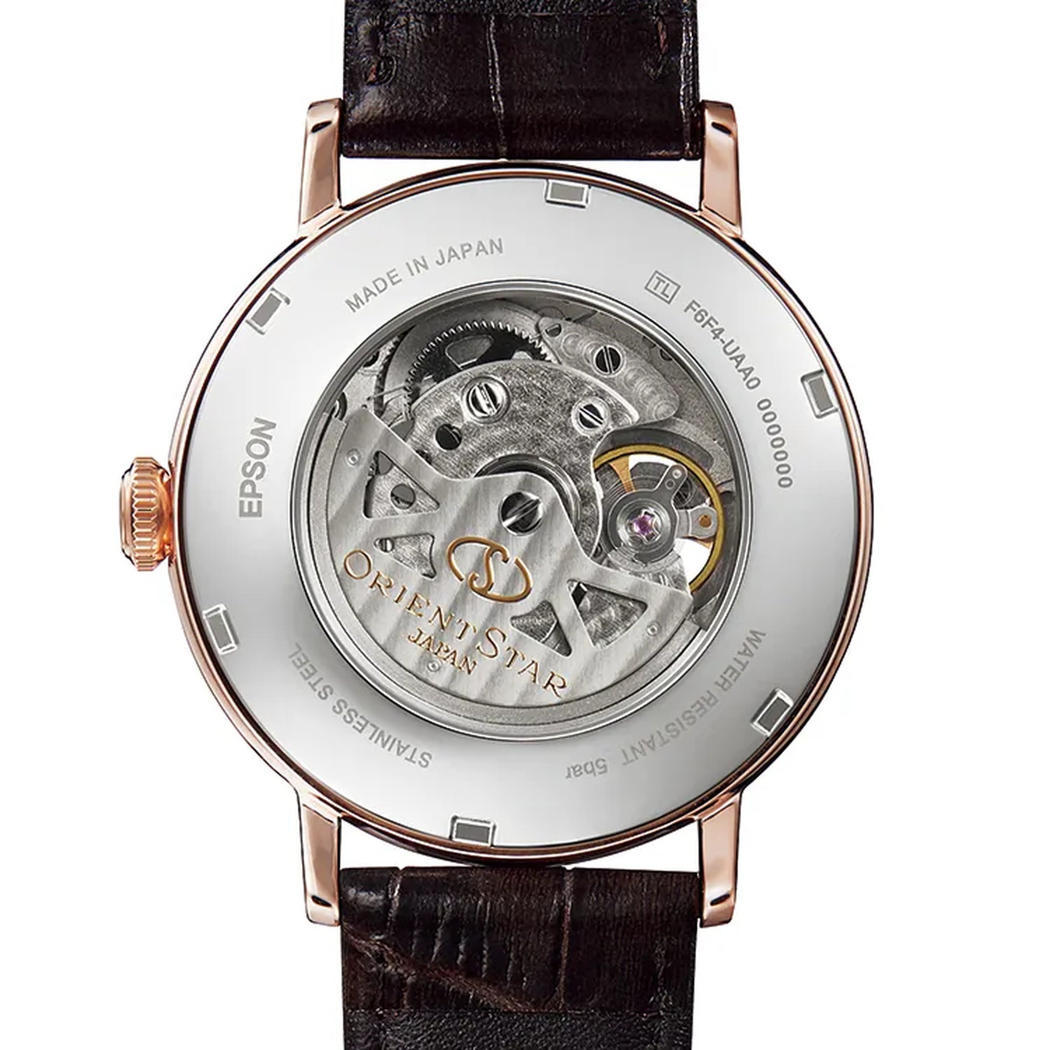 Montre Orient Star Contemporary RE-AV0001S00B Cœur ouvert Blanc Automatique