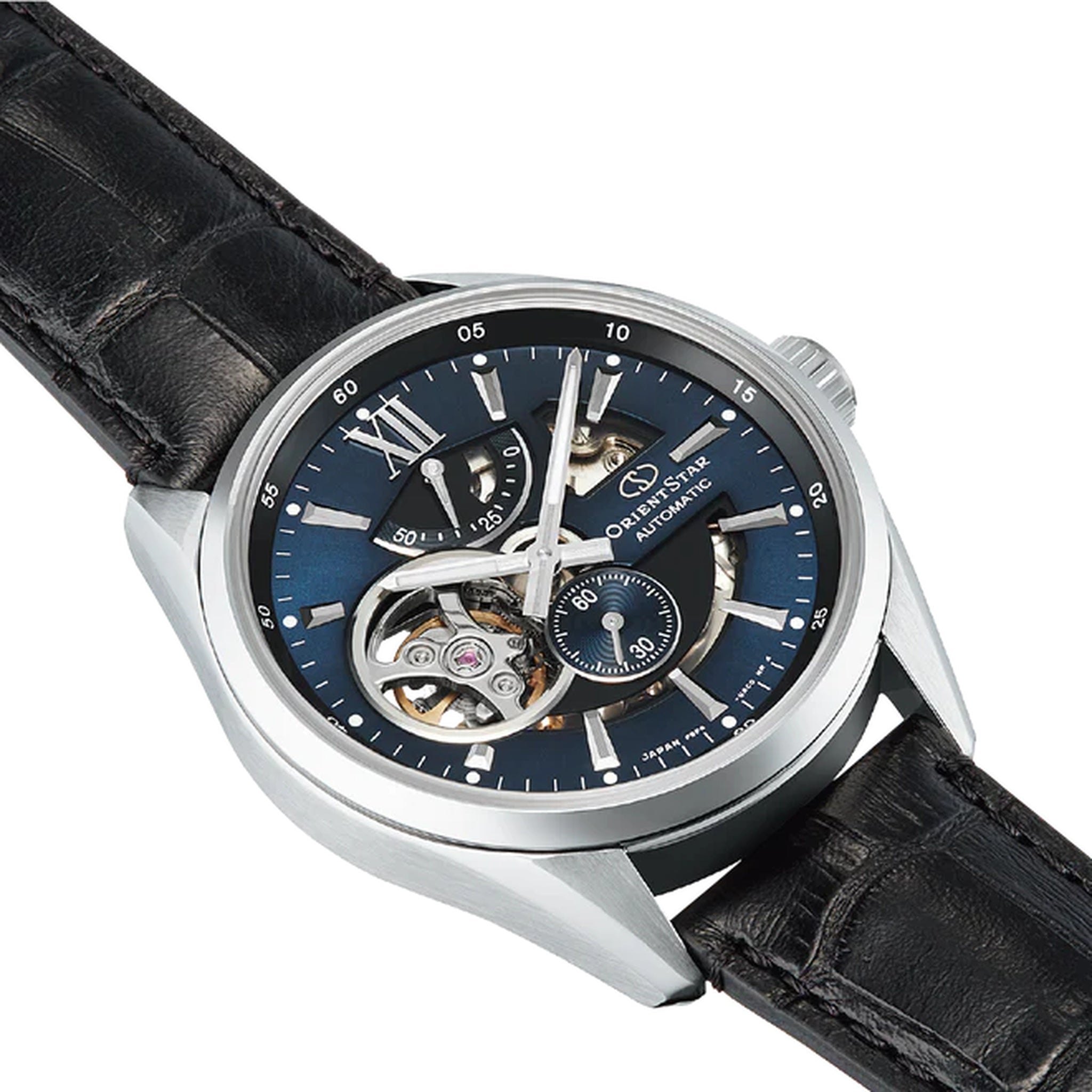 Montre Orient Star Contemporary RE-AV0005L00B Cœur ouvert Bleu Automatique