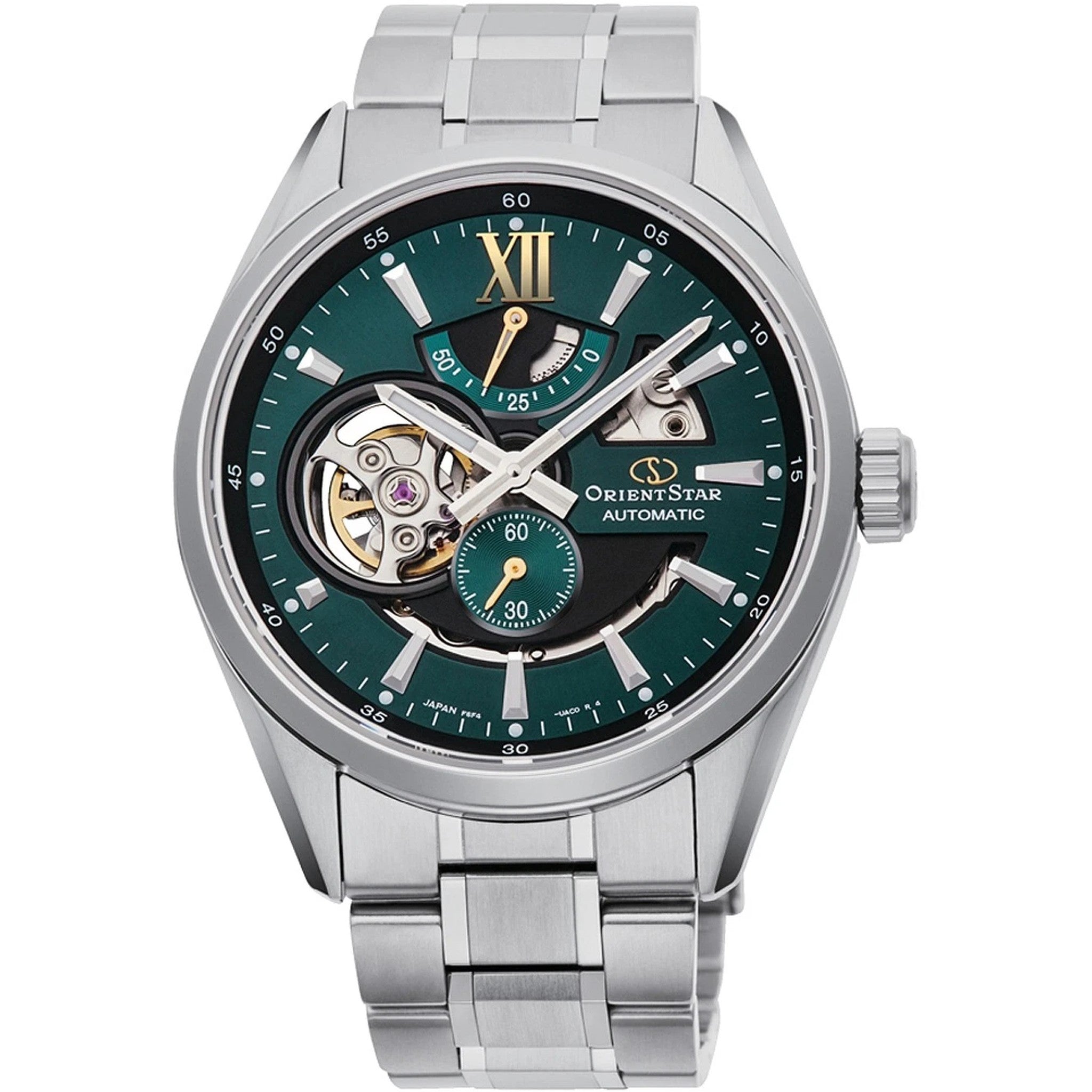 Montre Orient Star Contemporary RE-AV0114E00B Cœur ouvert Vert Automatique