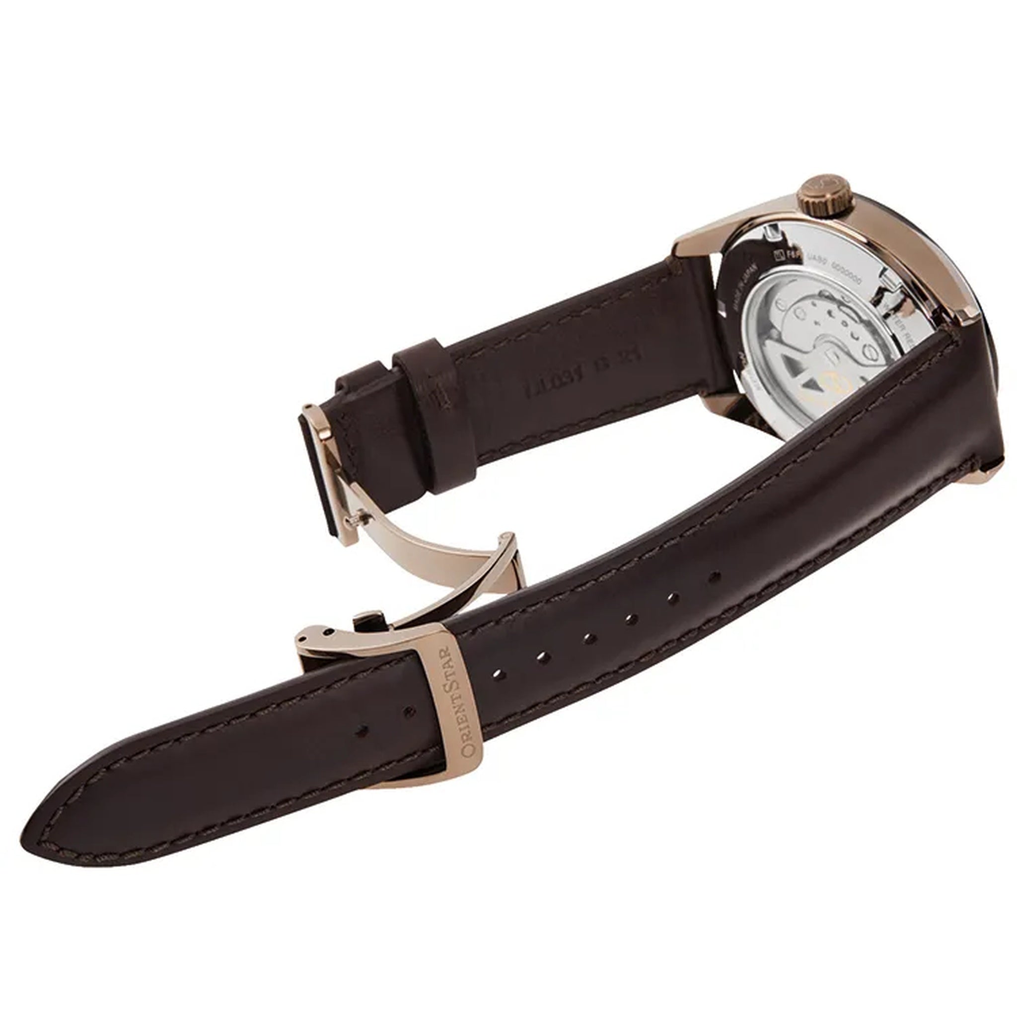 Montre Orient Star Contemporary RE-AV0115B00B Cœur ouvert Noir Automatique