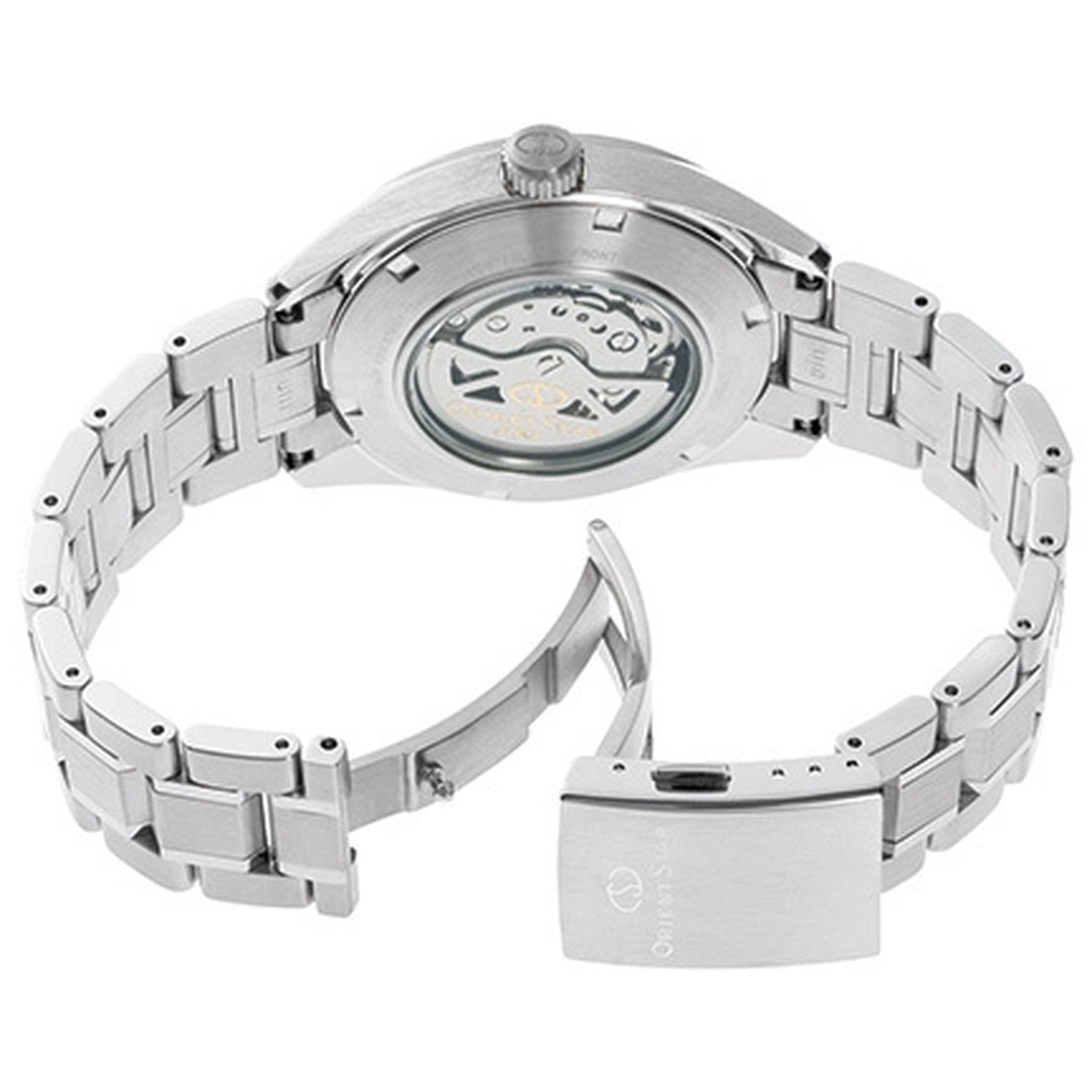 Montre Orient Star Contemporary RE-AV0125S00B Cœur ouvert Argenté Automatique