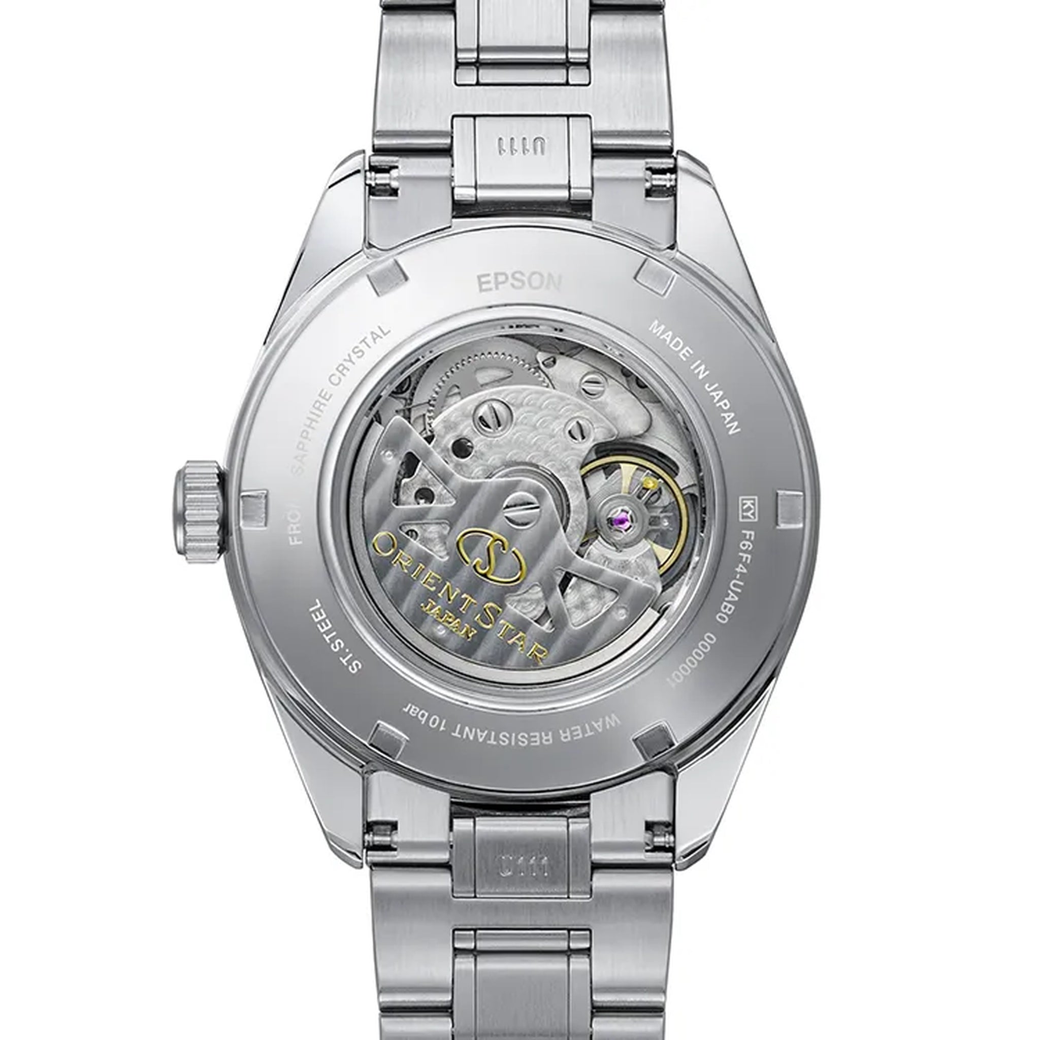 Montre Orient Star Contemporary RE-AV0137S00B Cœur Ouvert Argenté Automatique