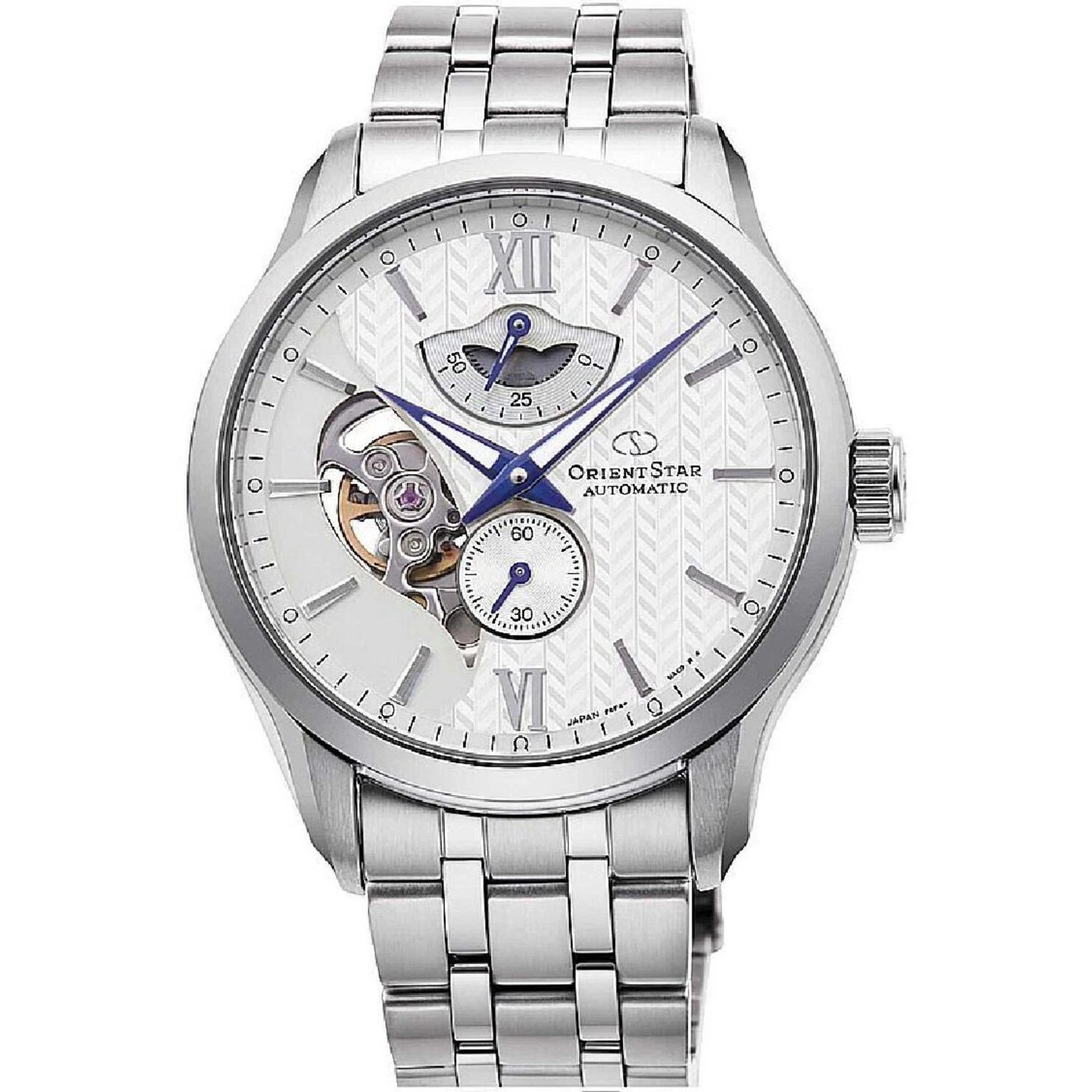 Montre Orient Star Contemporary RE-AV0B01S00B Cœur Ouvert Argenté Automatique