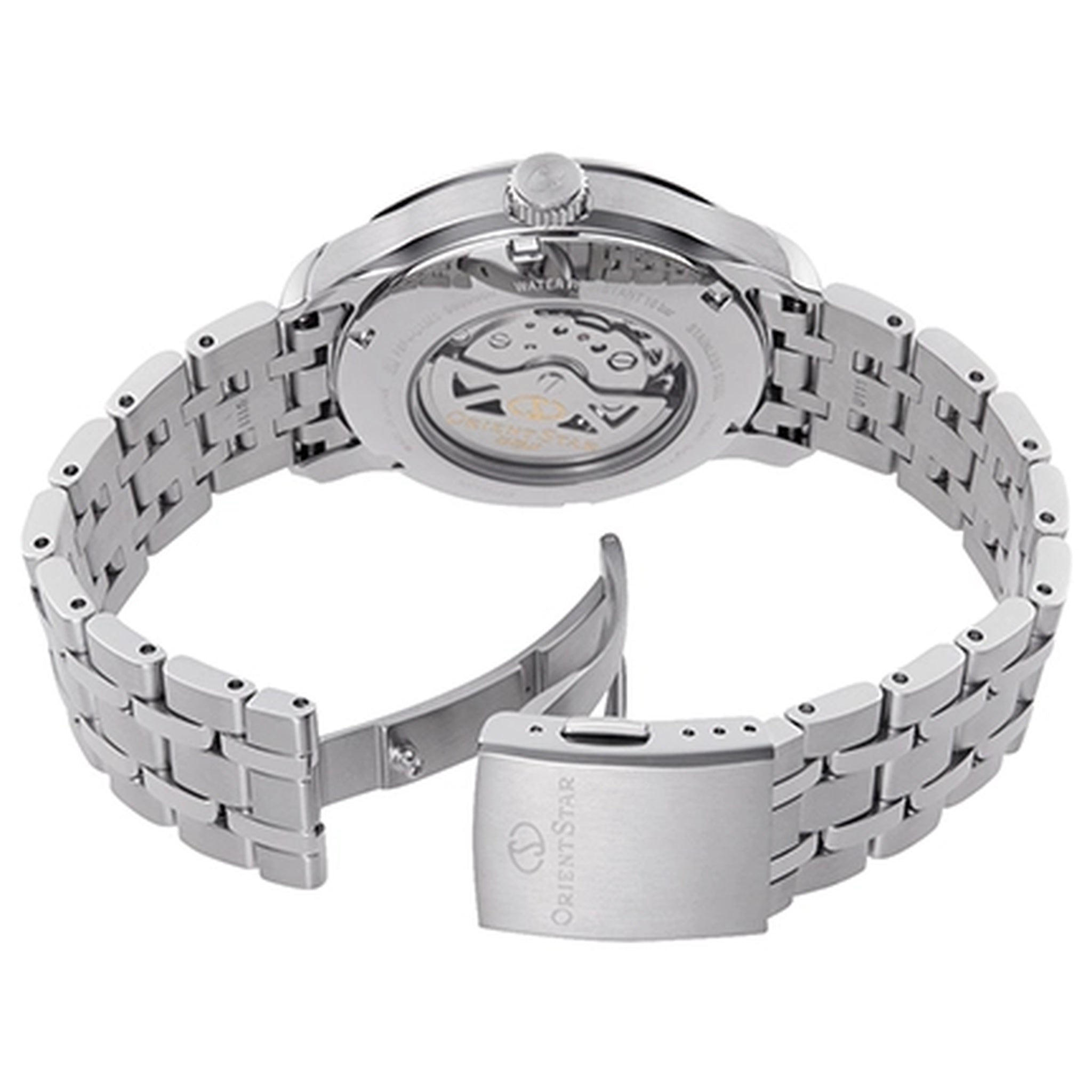 Montre Orient Star Contemporary RE-AV0B01S00B Cœur Ouvert Argenté Automatique