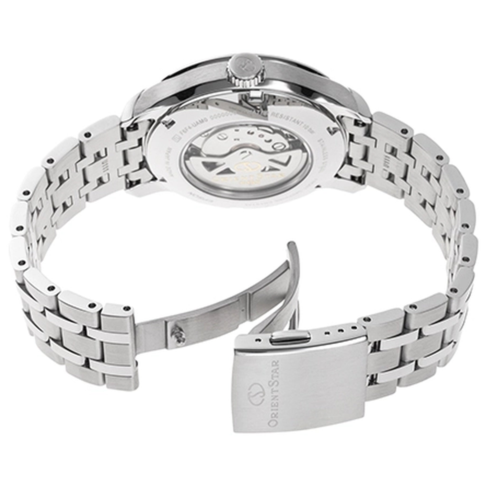 Montre Orient Star Contemporary RE-AV0B08L00B Cœur Ouvert Bleu Automatique