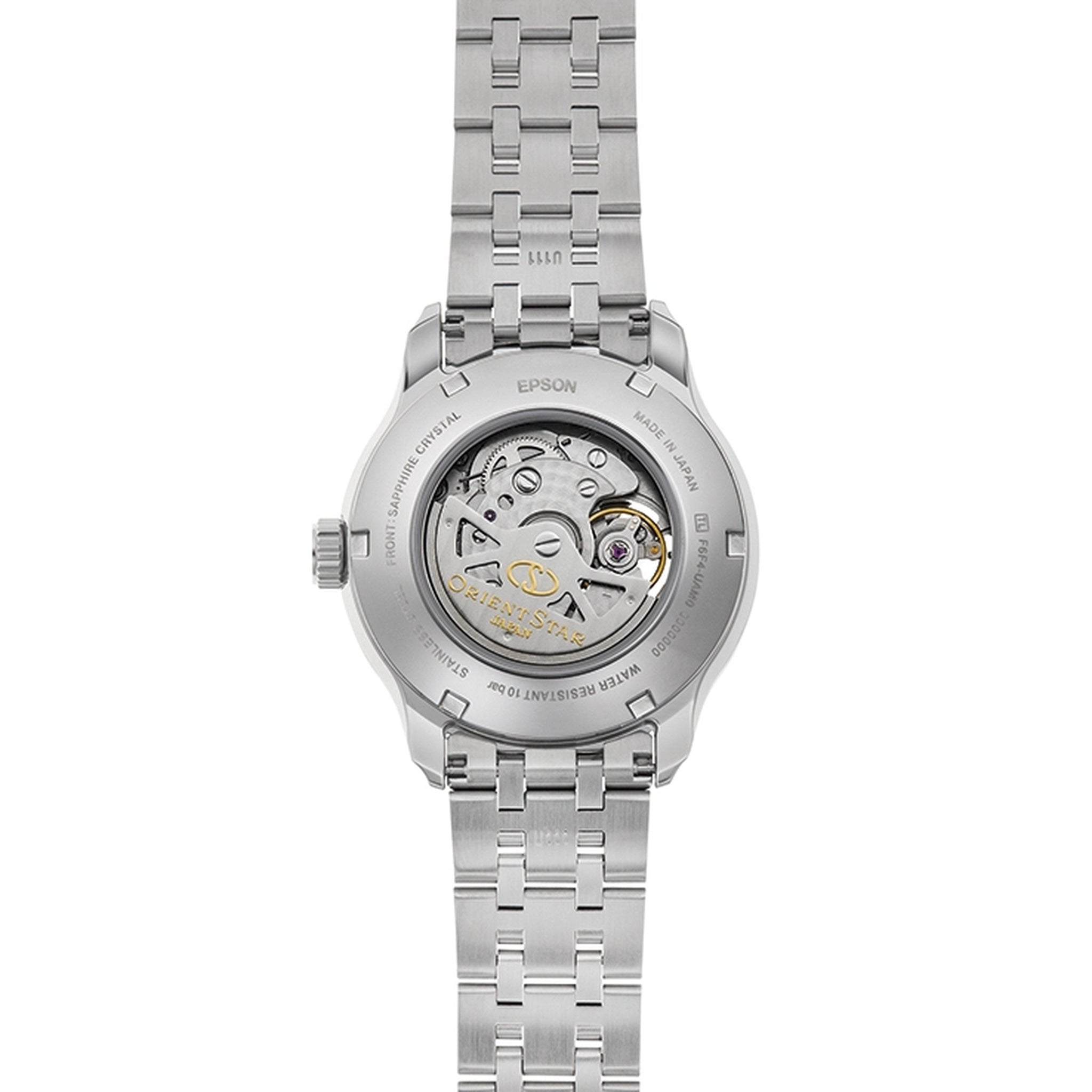 Montre Orient Star Contemporary RE-AV0B08L00B Cœur Ouvert Bleu Automatique