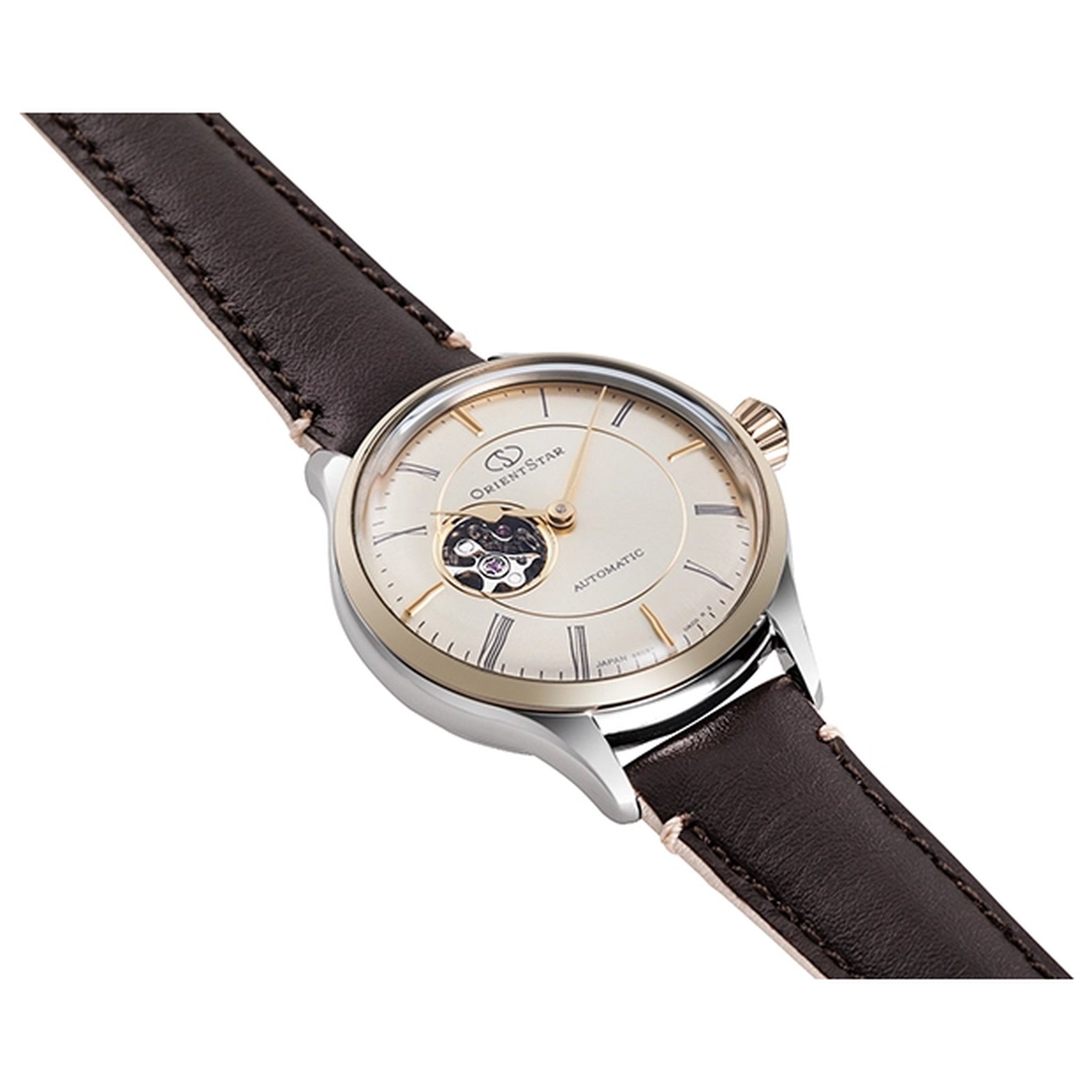 Montre Orient Star Contemporary RE-ND0010G00B Cœur Ouvert Doré Automatique