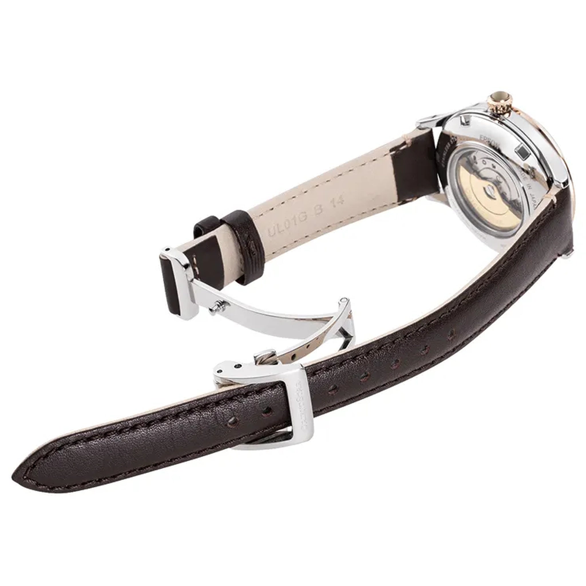 Montre Orient Star Contemporary RE-ND0010G00B Cœur Ouvert Doré Automatique
