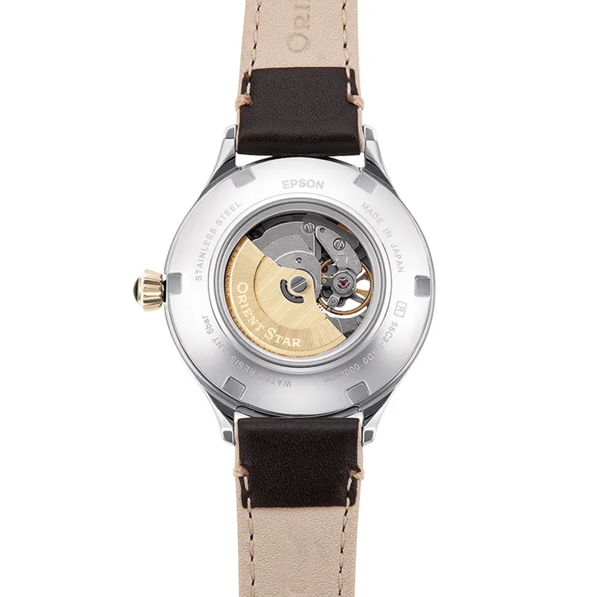 Montre Orient Star Contemporary RE-ND0010G00B Cœur Ouvert Doré Automatique