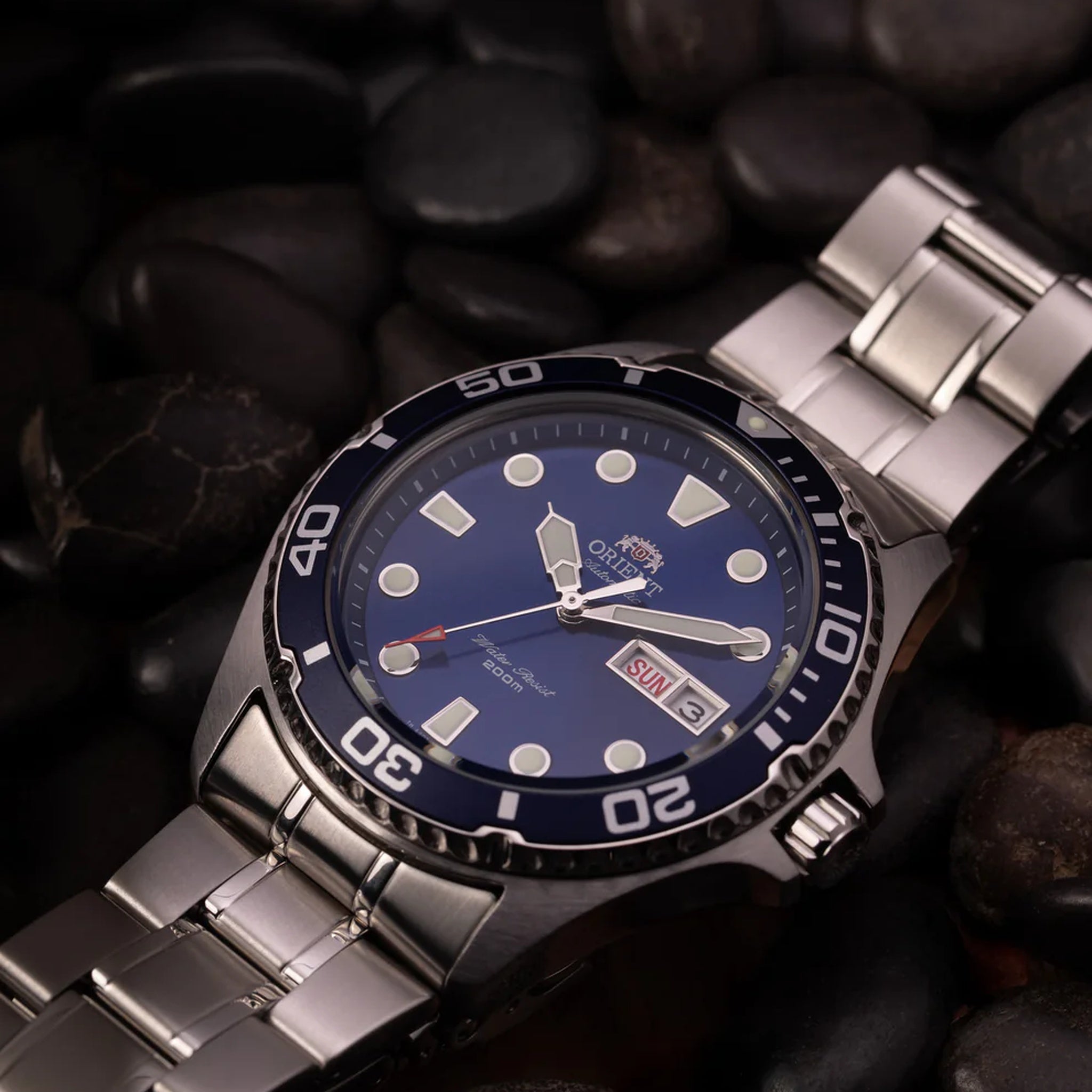 Montre Orient Ray II TAA02005D9 Bleu Automatique