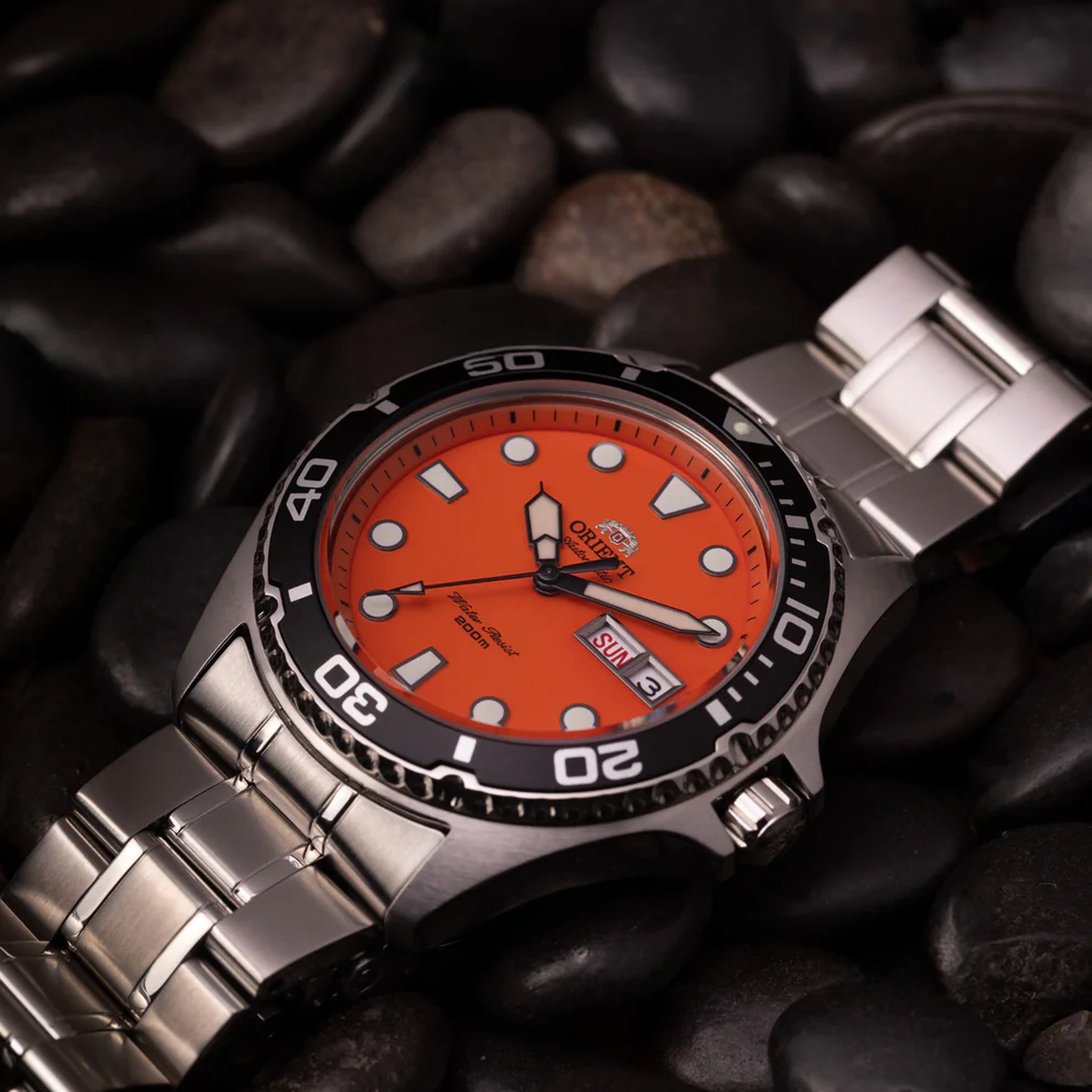 Montre Orient Ray II TAA02006M9 Orange Automatique