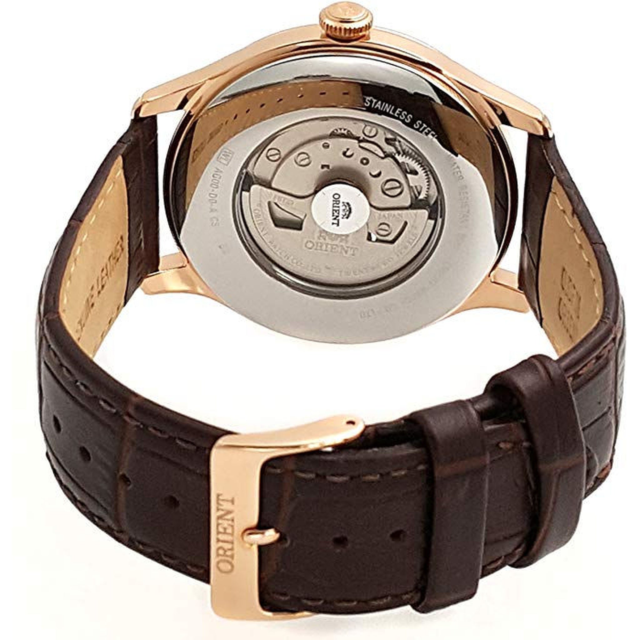 Montre Orient Bambino 2ème Génération TAG00001T0 Cœur ouvert Marron Automatique