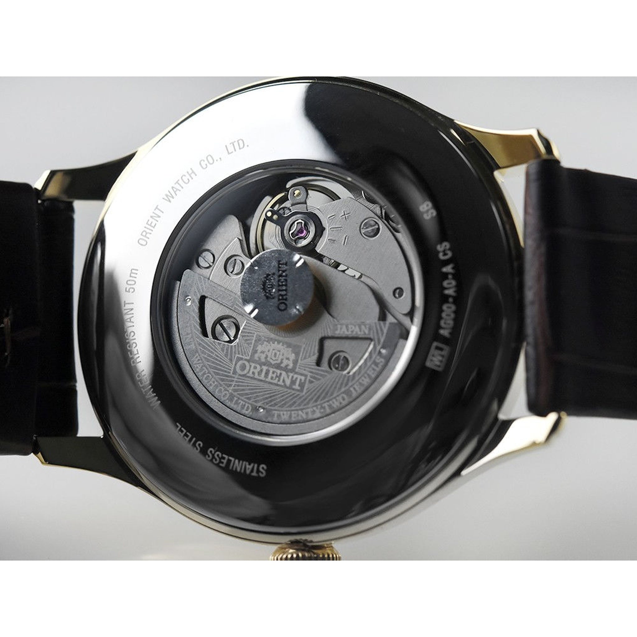 Montre Orient Bambino 2ème Génération TAG00002W0 Cœur ouvert Blanc Automatique