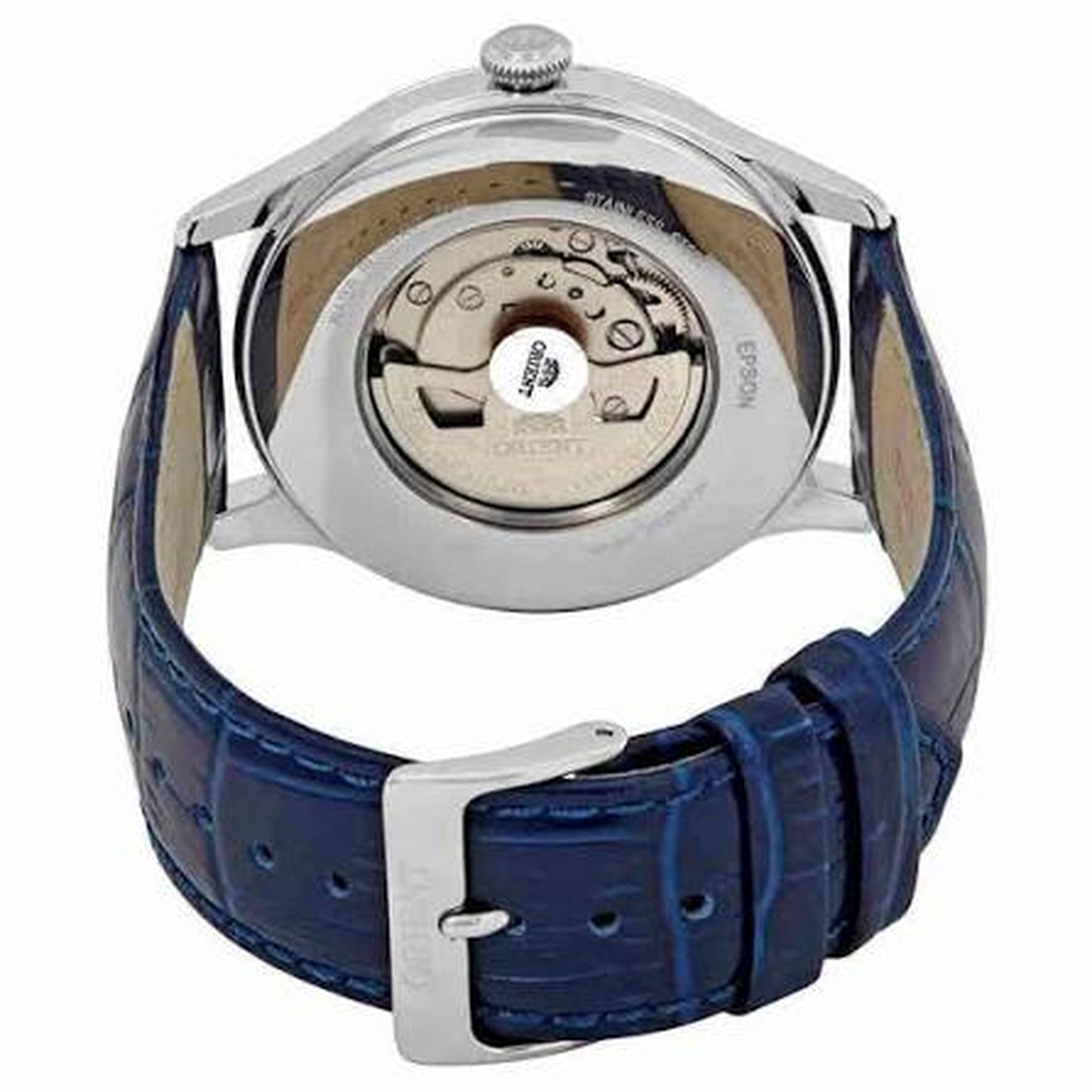 Montre Orient Contemporary TAG00004D0 Cœur ouvert Bleu Automatique