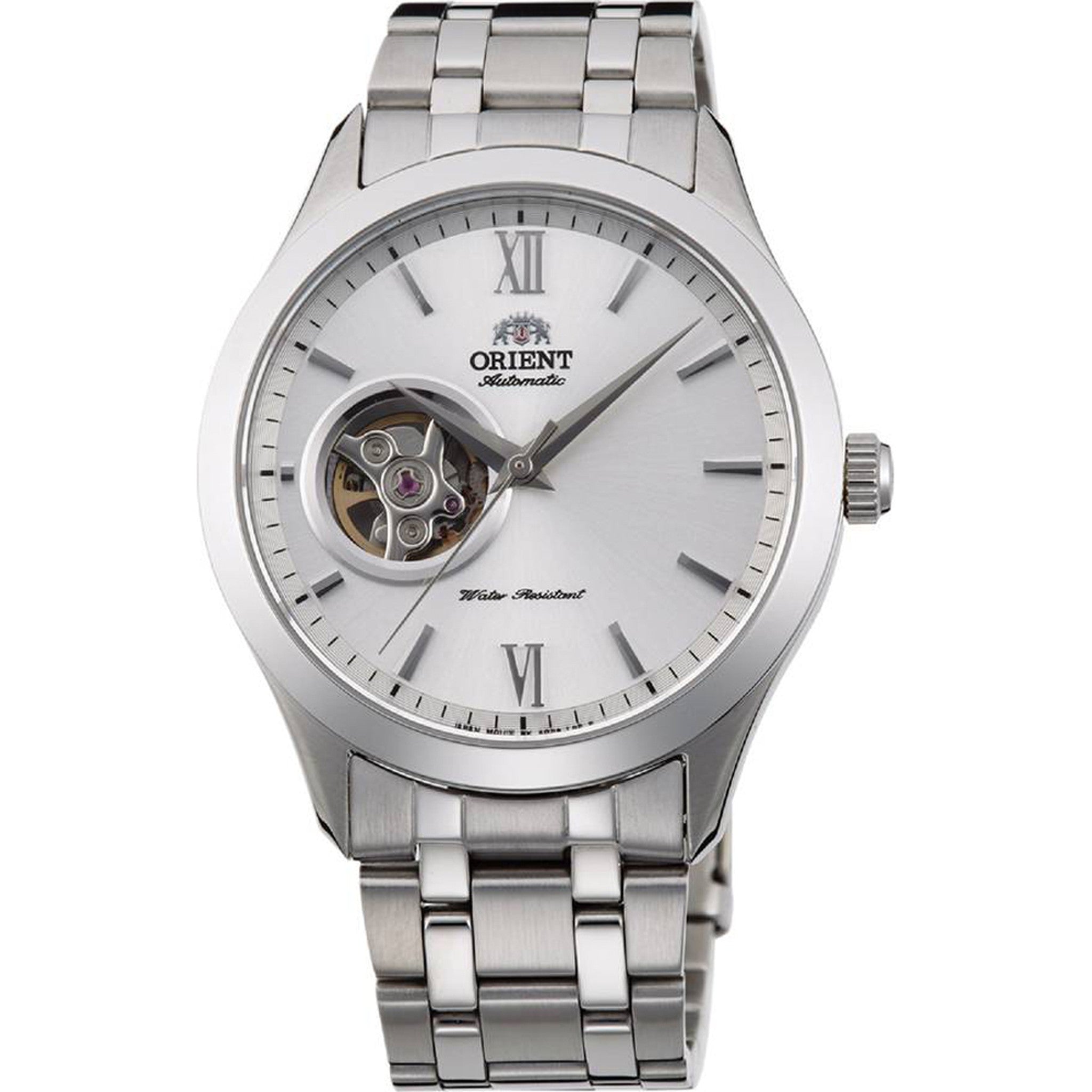 Montre Orient Contemporary TAG03001W0 Cœur ouvert Argenté Automatique