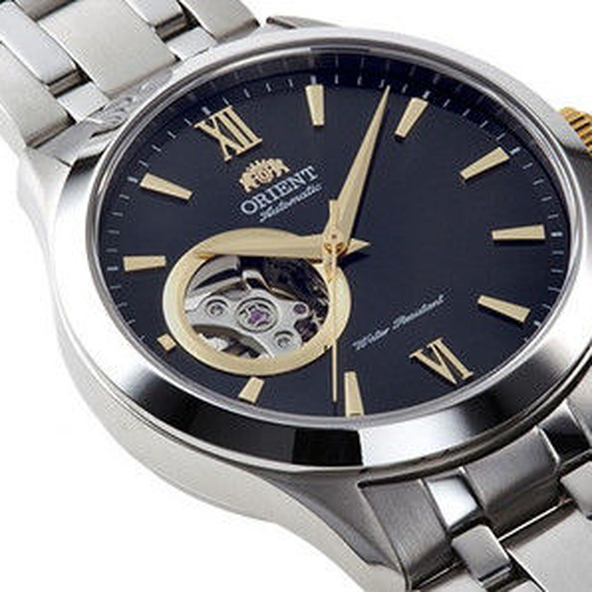 Montre Orient Contemporary TAG03002B0 Cœur ouvert Noir Automatique