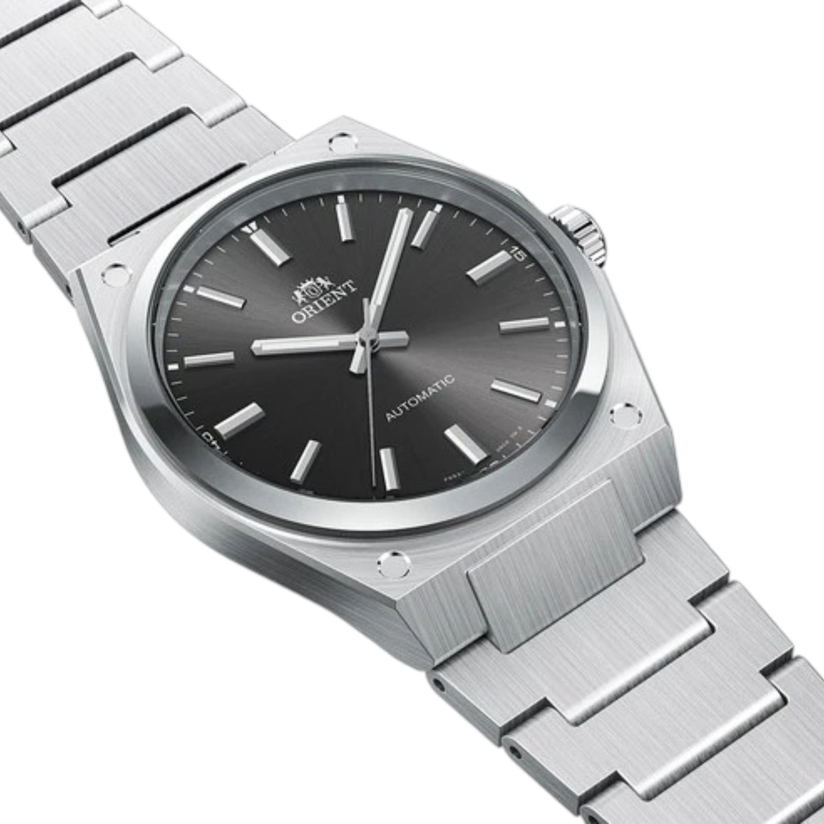 Orologio Orient Flusso RA-BB0202N30B Argentato Grigio Scuro Automatico