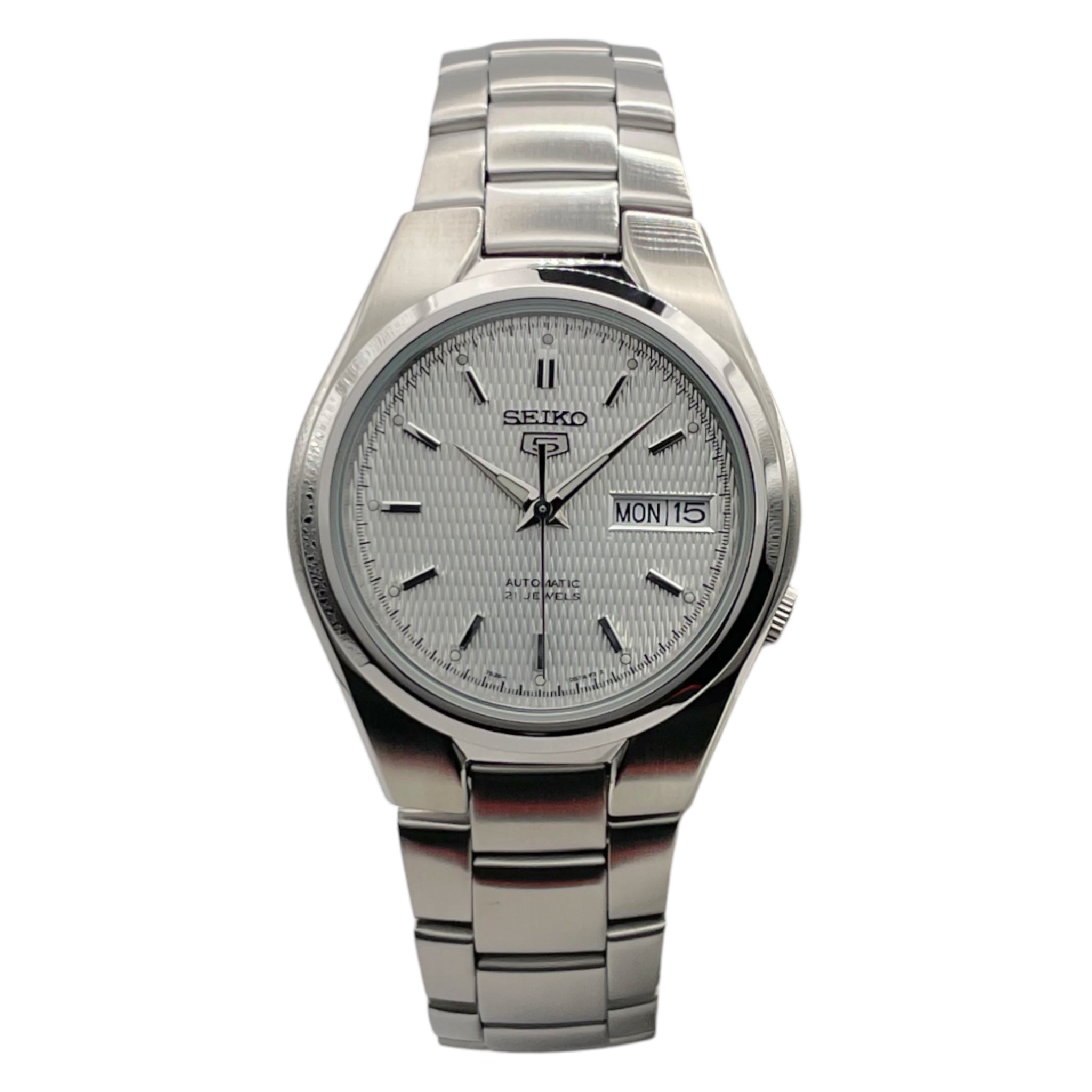 Seiko Watch 5 SNK601K1 Textured White