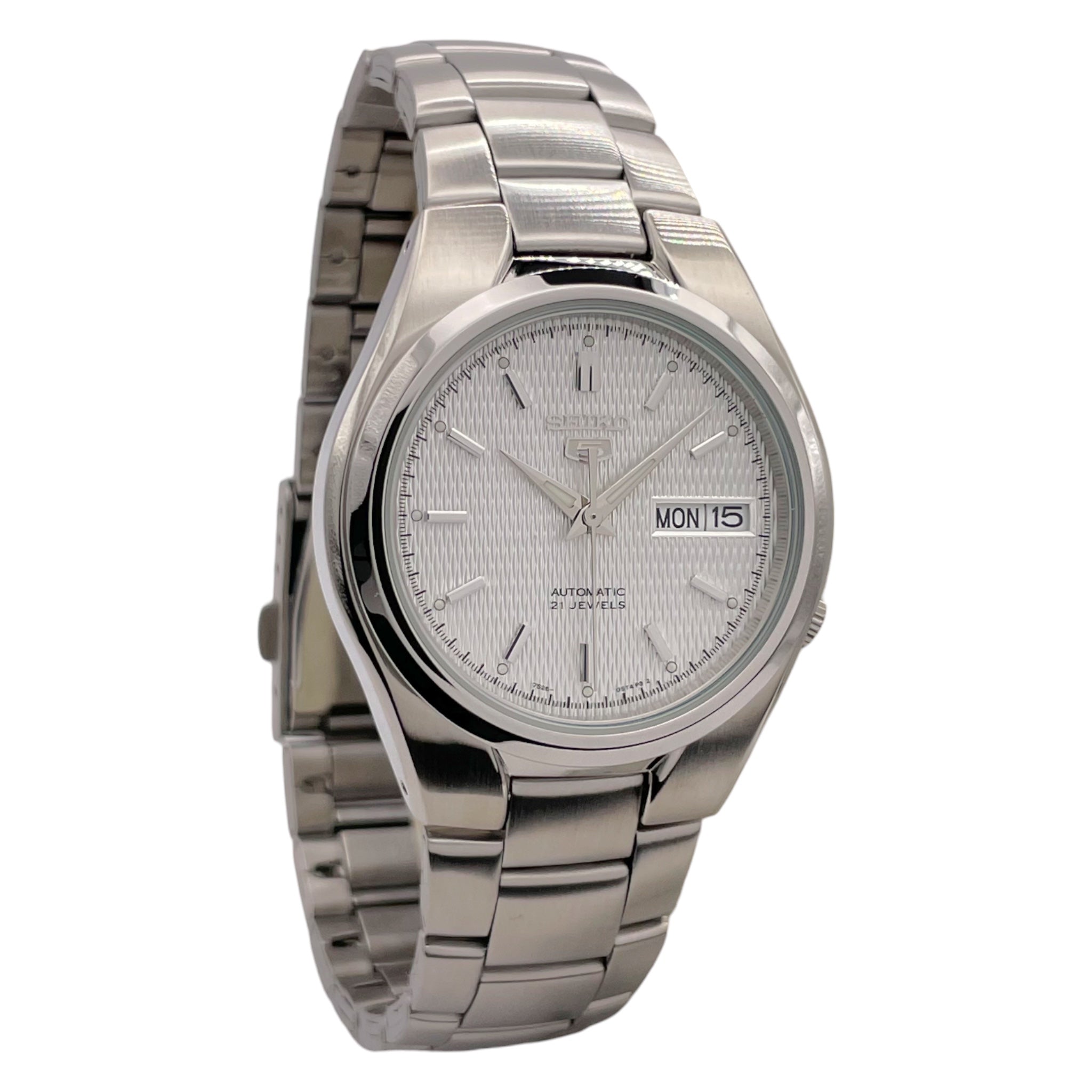 Seiko Watch 5 SNK601K1 Textured White