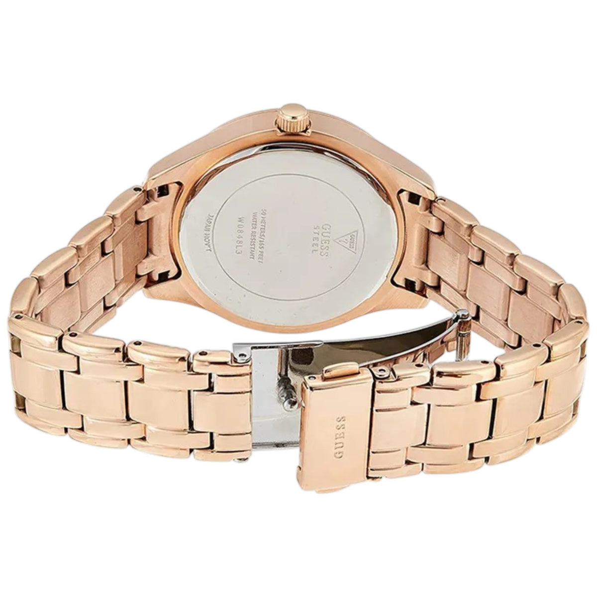 Relógio Guess Waverly W0848L3 Mulher Branco Rosa