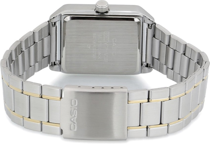 Casio Vintage Standard Men's Watch MTP-V007SG-9E Silver and Gold