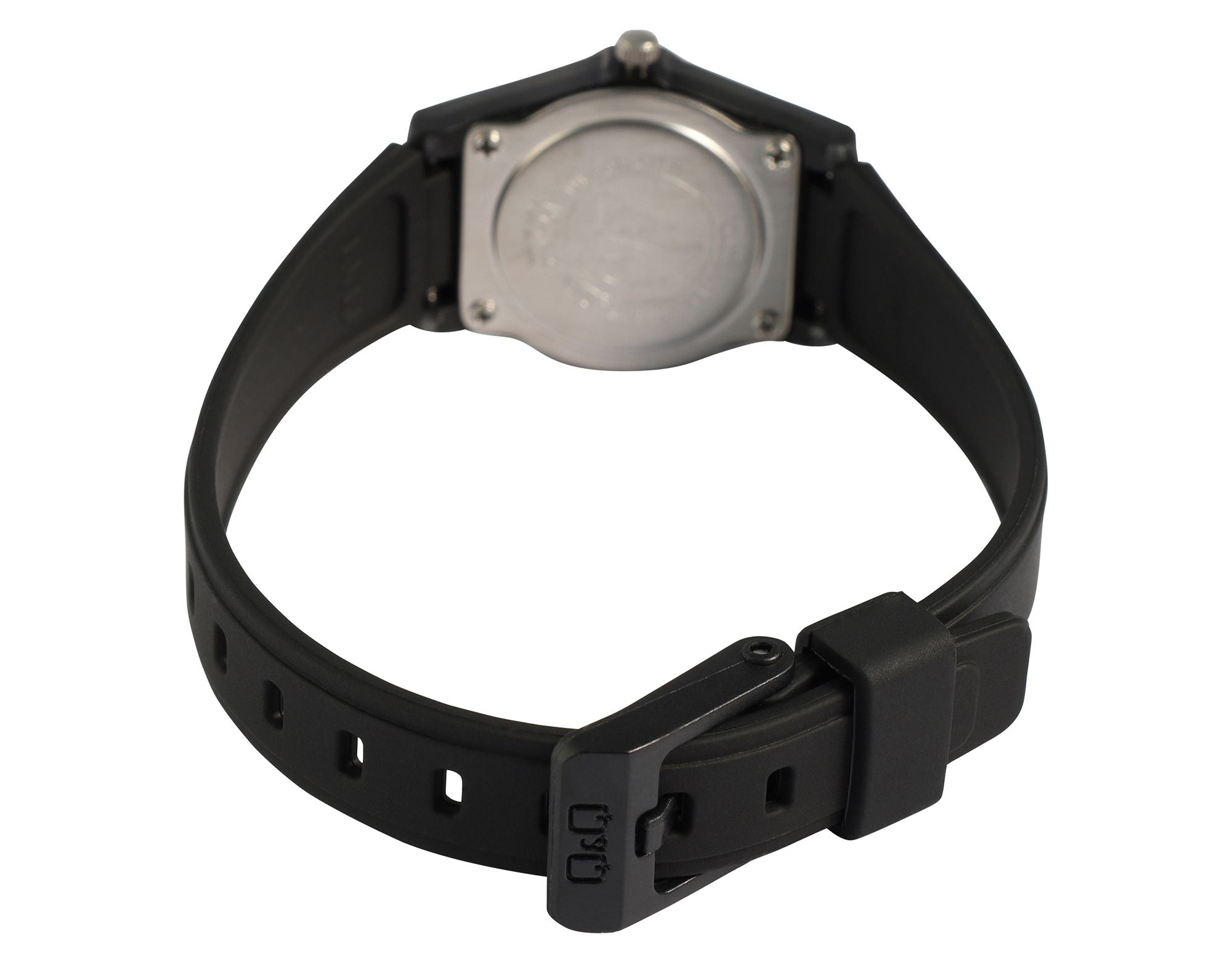 Q&Q V46A-002VY Damenuhr mit arabischem Zifferblatt, weiß