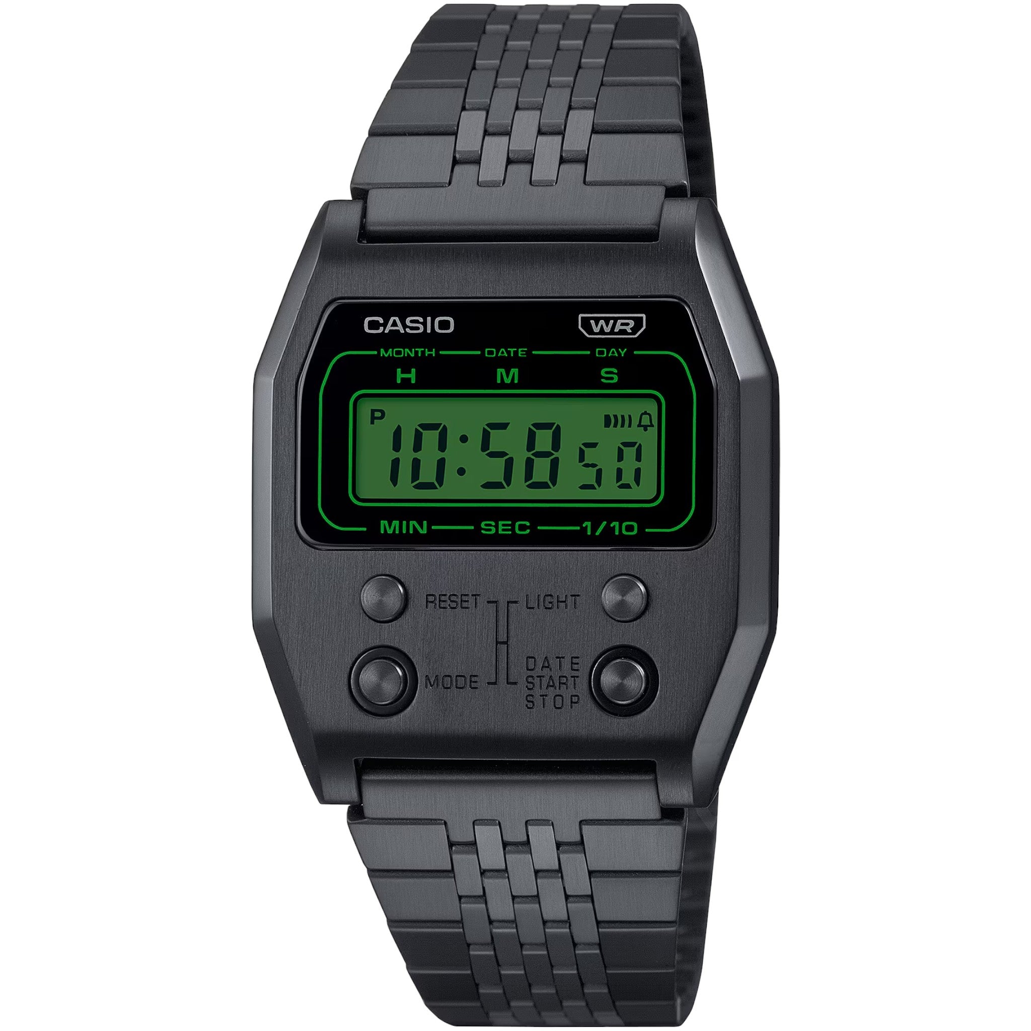 Casio Vintage Unisex Watch A1100B-1 Quartz Digital Black
