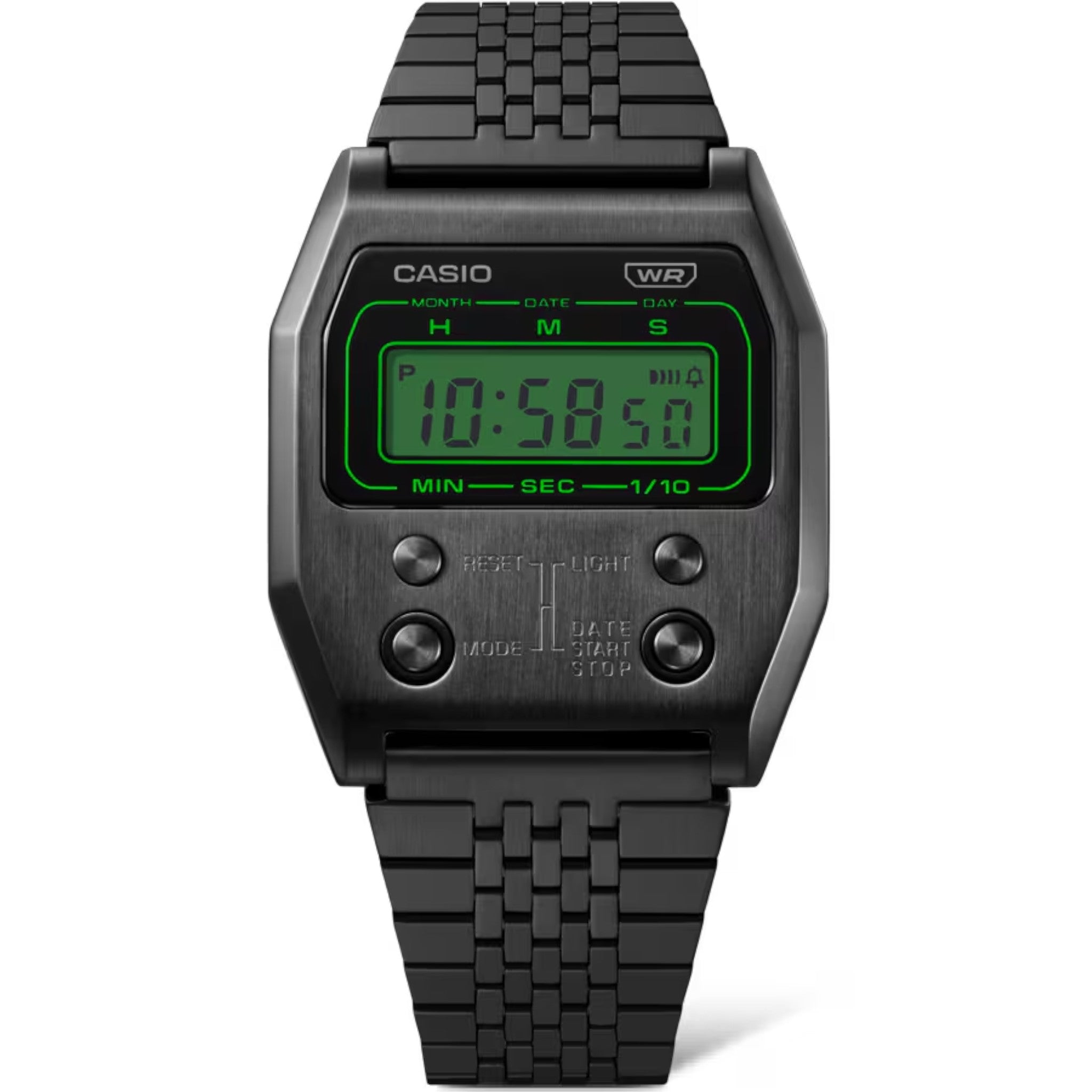 Casio Vintage Unisex Watch A1100B-1 Quartz Digital Black