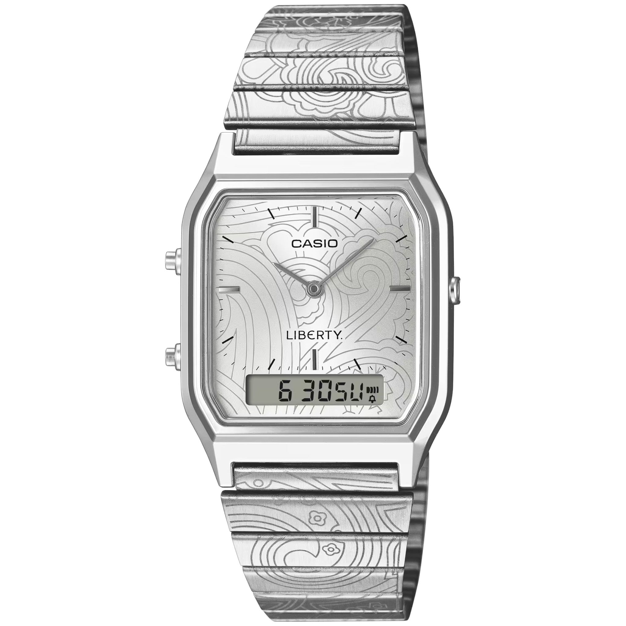 Casio Vintage Unisex AQ-230ELT-7A Silver Limited Edition Liberty London Watch