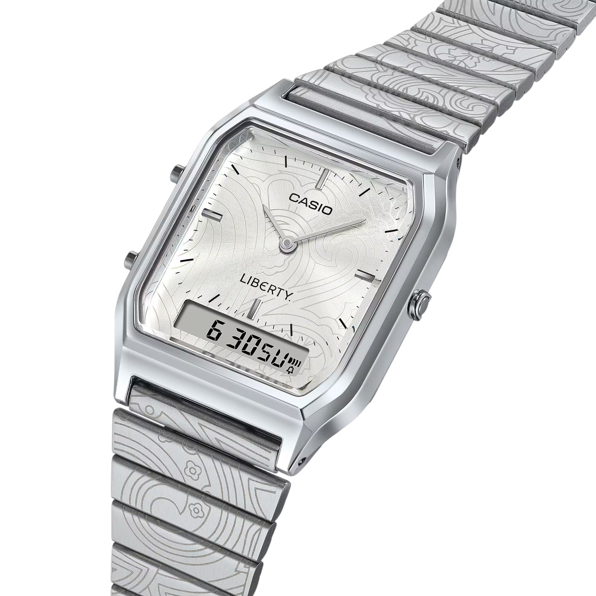 Casio Vintage Unisex AQ-230ELT-7A Silver Limited Edition Liberty London Watch