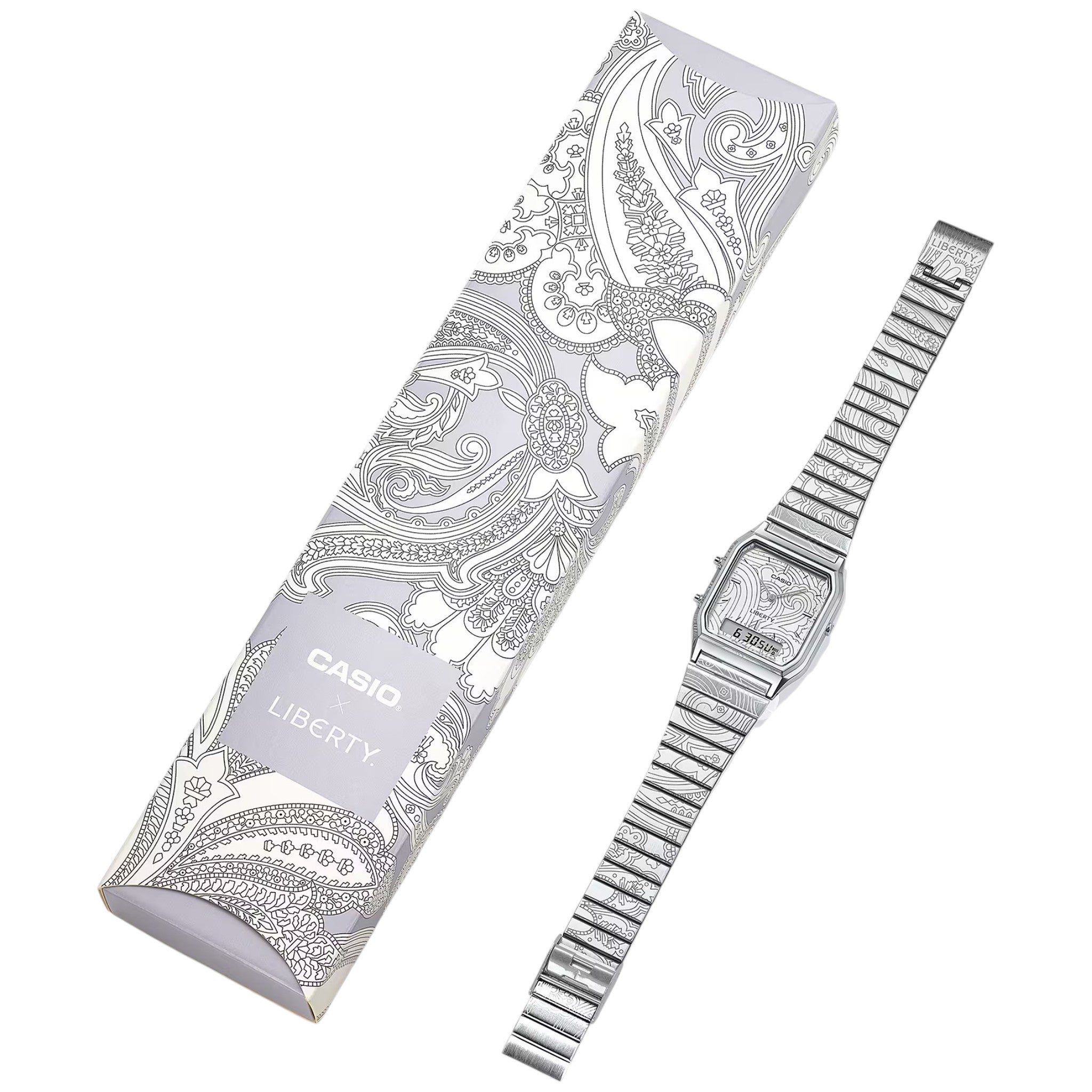 Casio Vintage Unisex AQ-230ELT-7A Silver Limited Edition Liberty London Watch