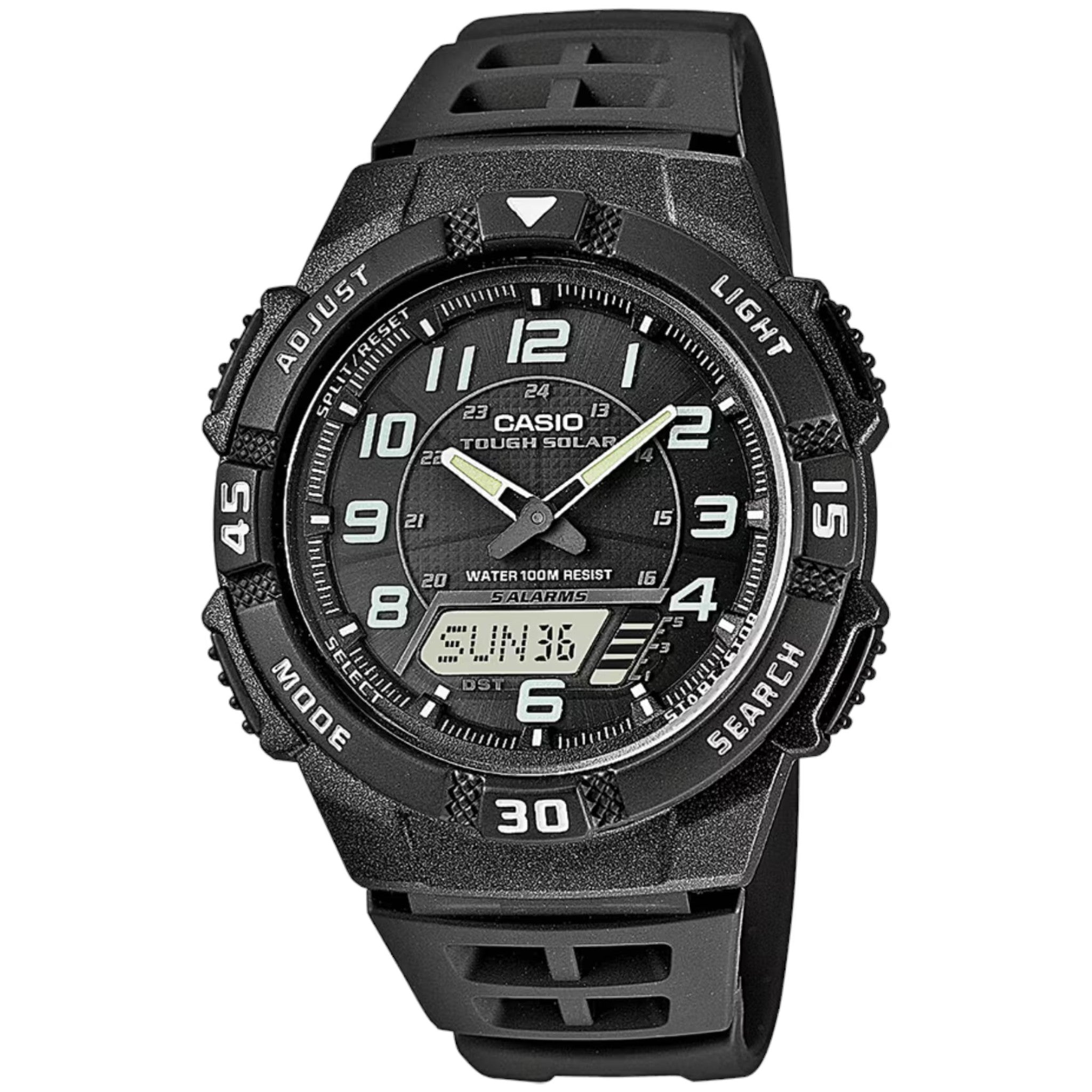 Casio Solaruhr AQ-S800W-1B Herren Schwarz