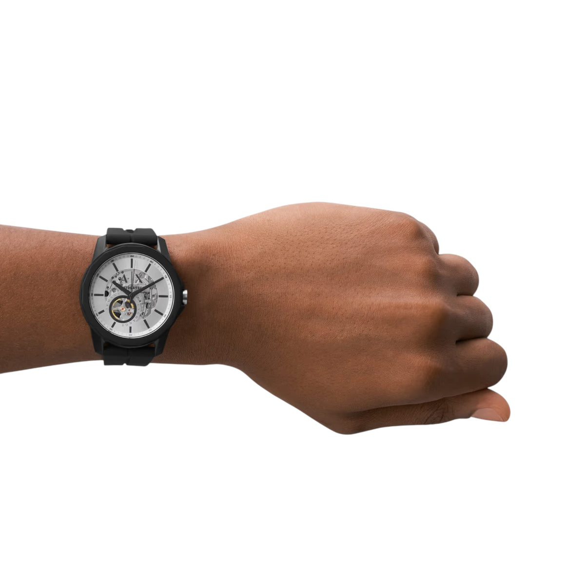 Armani Exchange Skelettzifferblatt AX1726 Herrenuhr Weiß