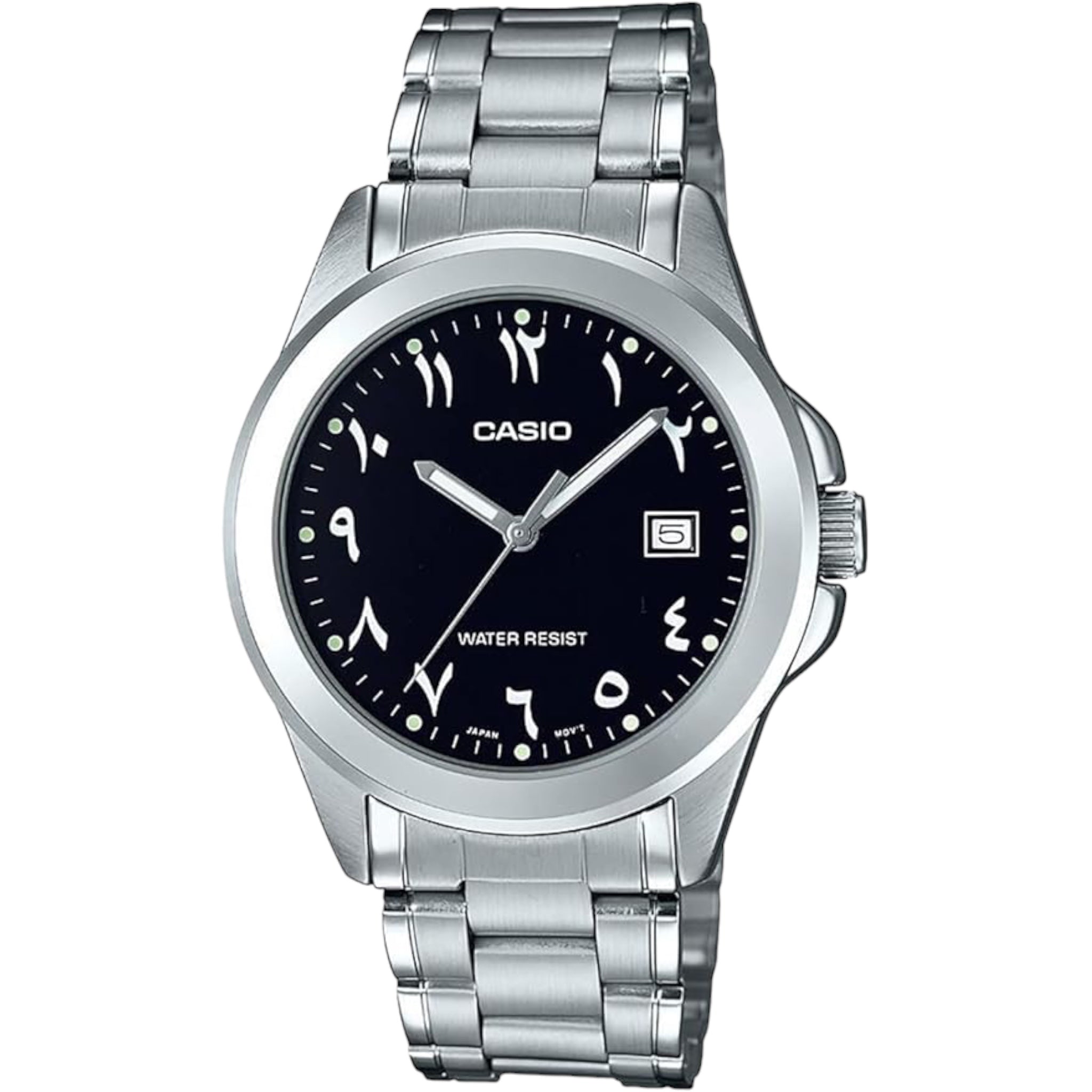 Casio Arabic Dial Men's Watch MTP-1215A-1B3 Black