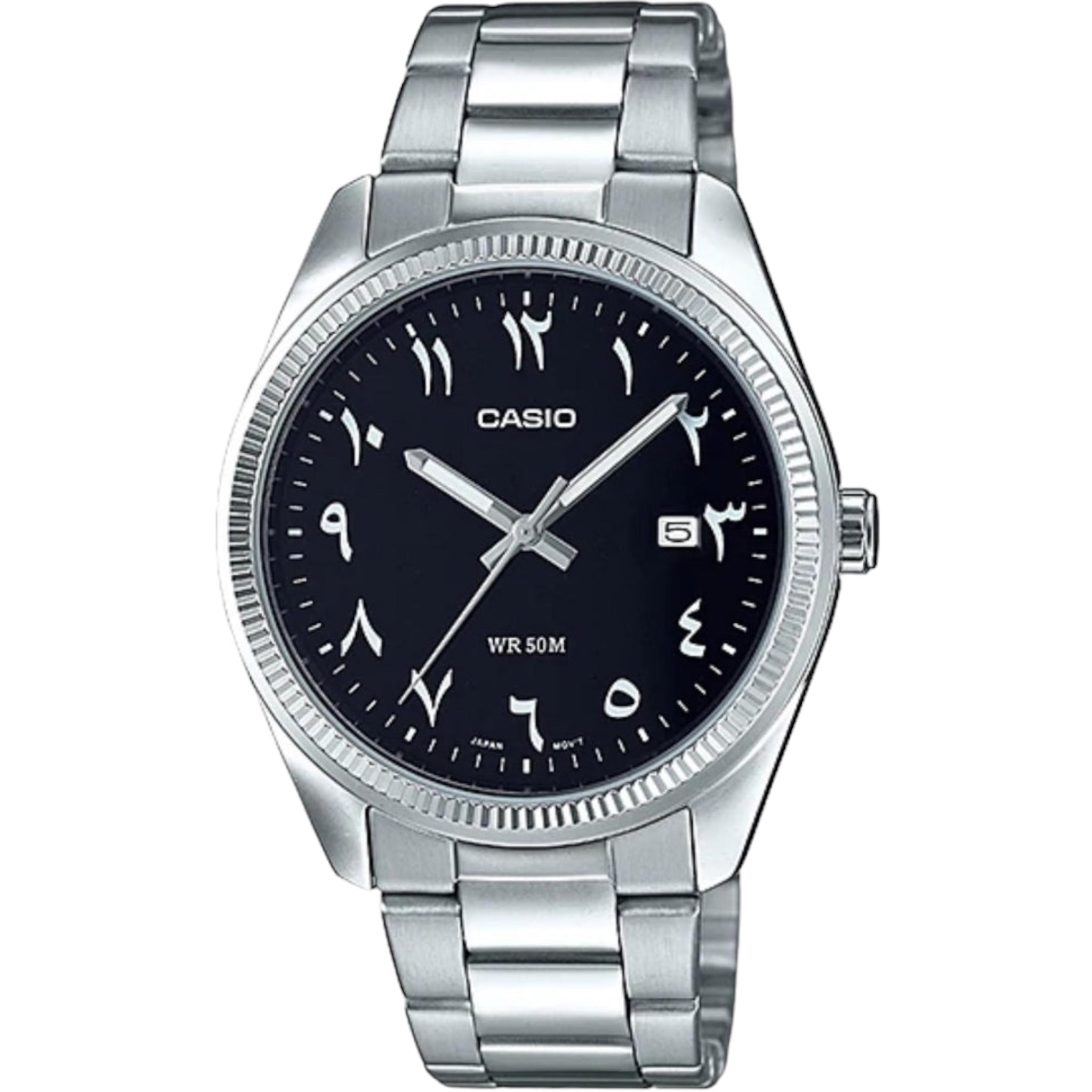 Casio Arabic Dial Men's Watch MTP-1302D-1B3 Black
