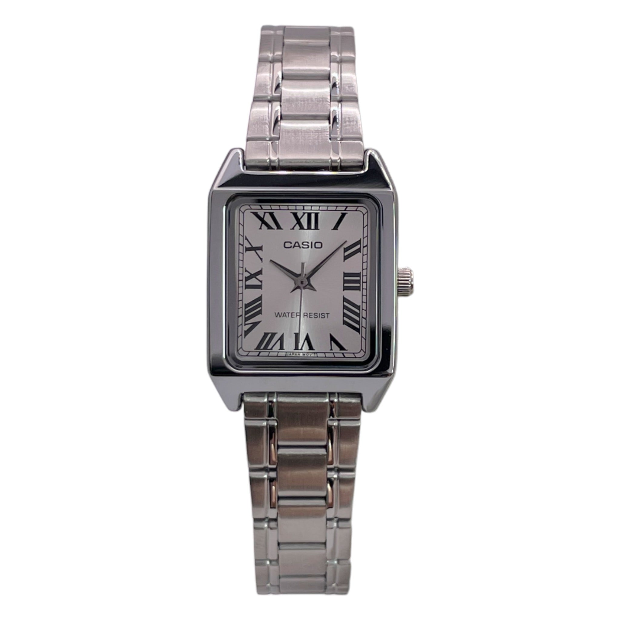 Casio Tank Women's Watch Roman Dial LTP-V007D-7B Silver