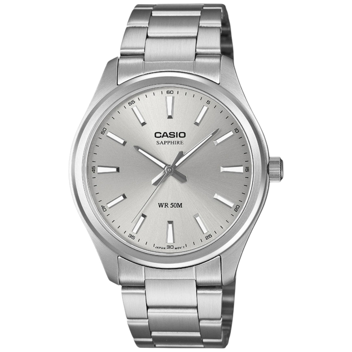 Montre Casio MTS-120D-7AV Argenté Saphir Homme
