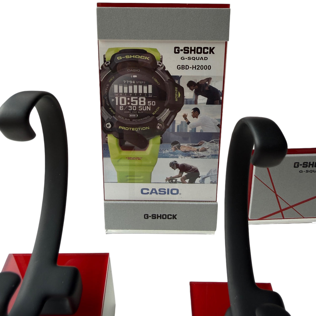 Set 3 supports présentoirs montres Casio G-Shock C-PPGS-SQ2305 Blanc
