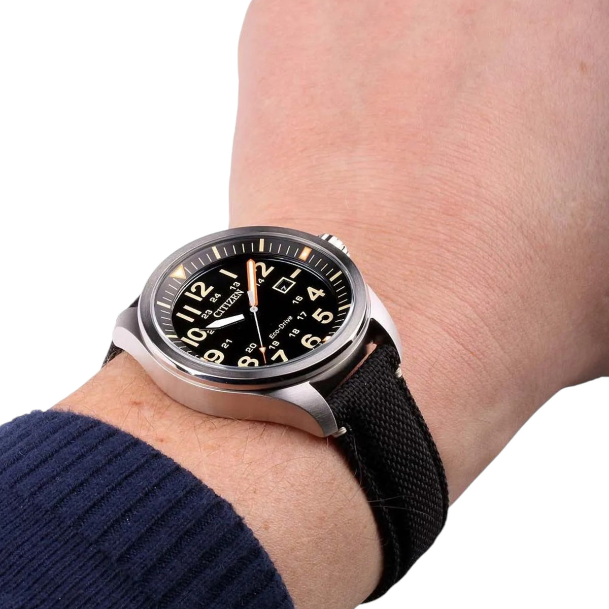 Orologio Citizen Eco-Drive AW5000-24E da uomo nero