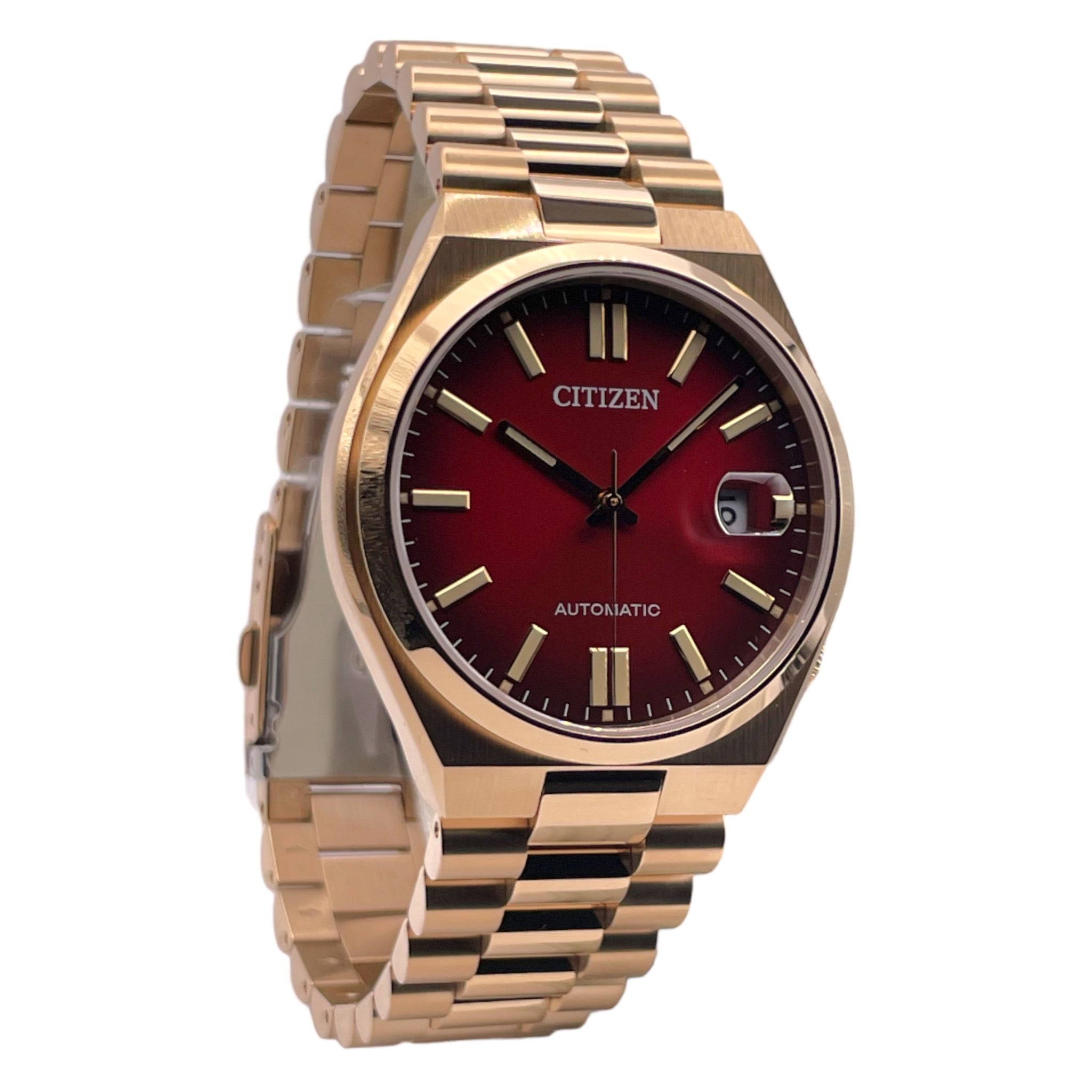 Citizen Tsuyosa red and gold watch NJ0153-82X