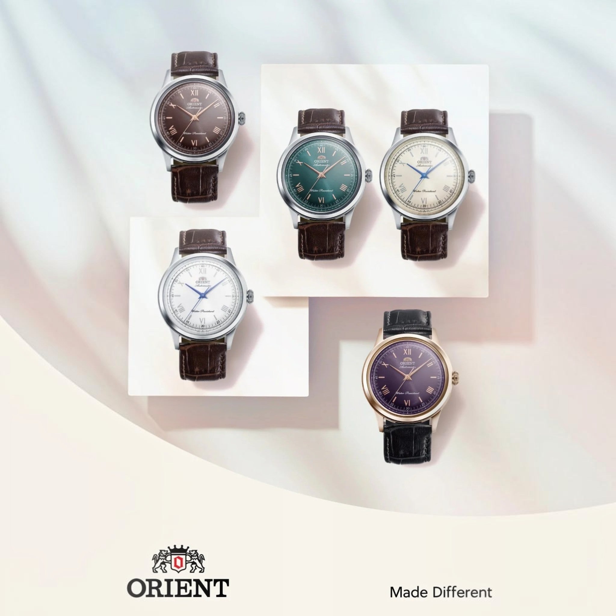 Montre Orient Bambino RA-BB0005V30B 38mm Chiffres Romains Édition Limitée Violet Automatique