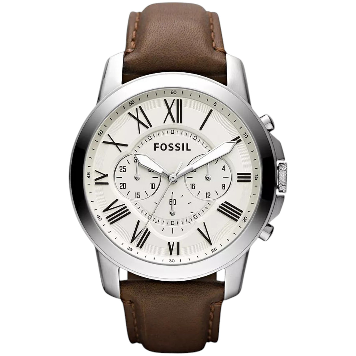 Montre Fossil Grant FS4735 Homme Blanc