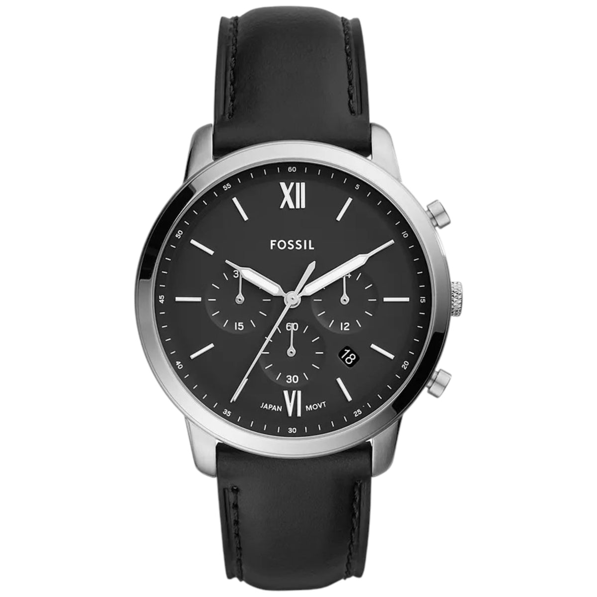 Montre Fossil Neutra Chrono FS5452 Homme Noir