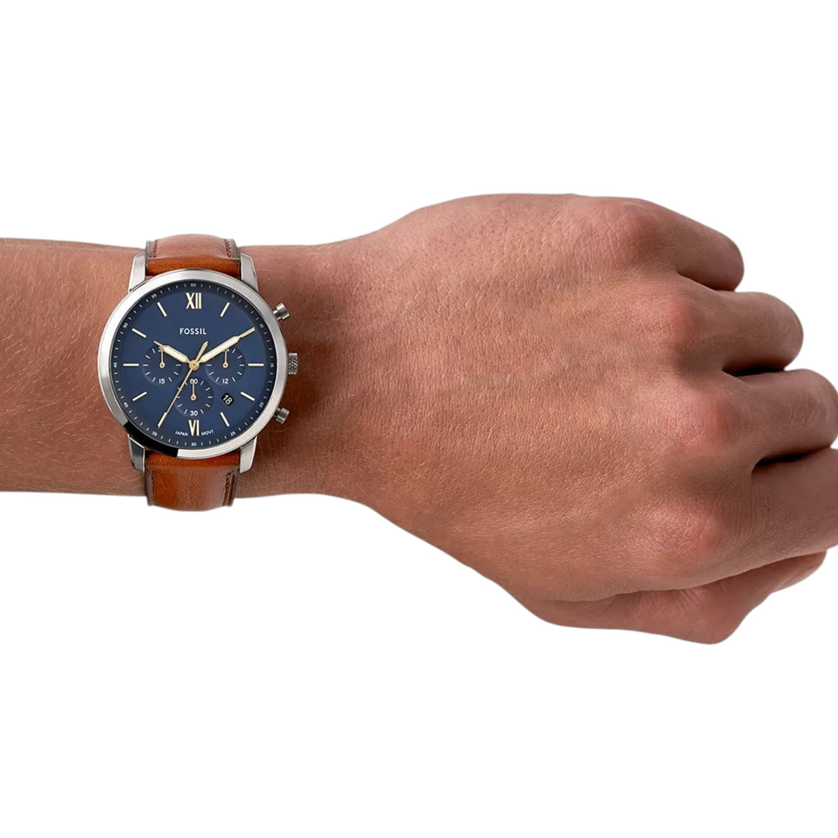 Montre Fossil Neutra Chrono FS5453 Homme Bleu