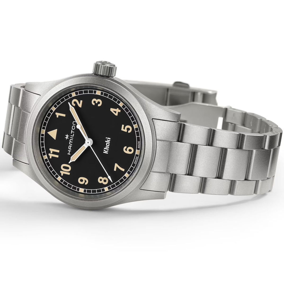 Hamilton Khaki Field Quarz H69401131 Herrenuhr Schwarz