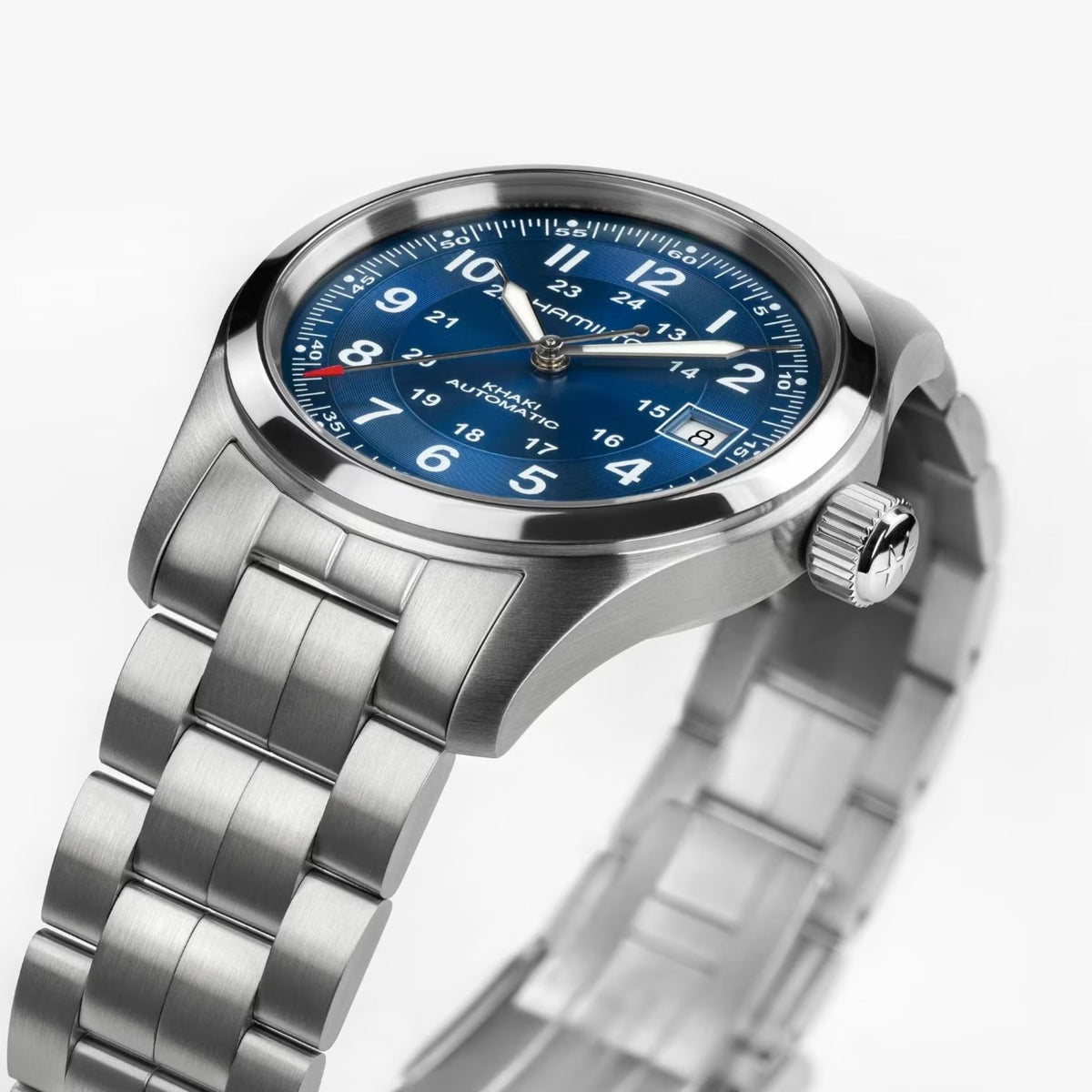 Hamilton Khaki Field Automatic H70455140 Men's Blue Watch
