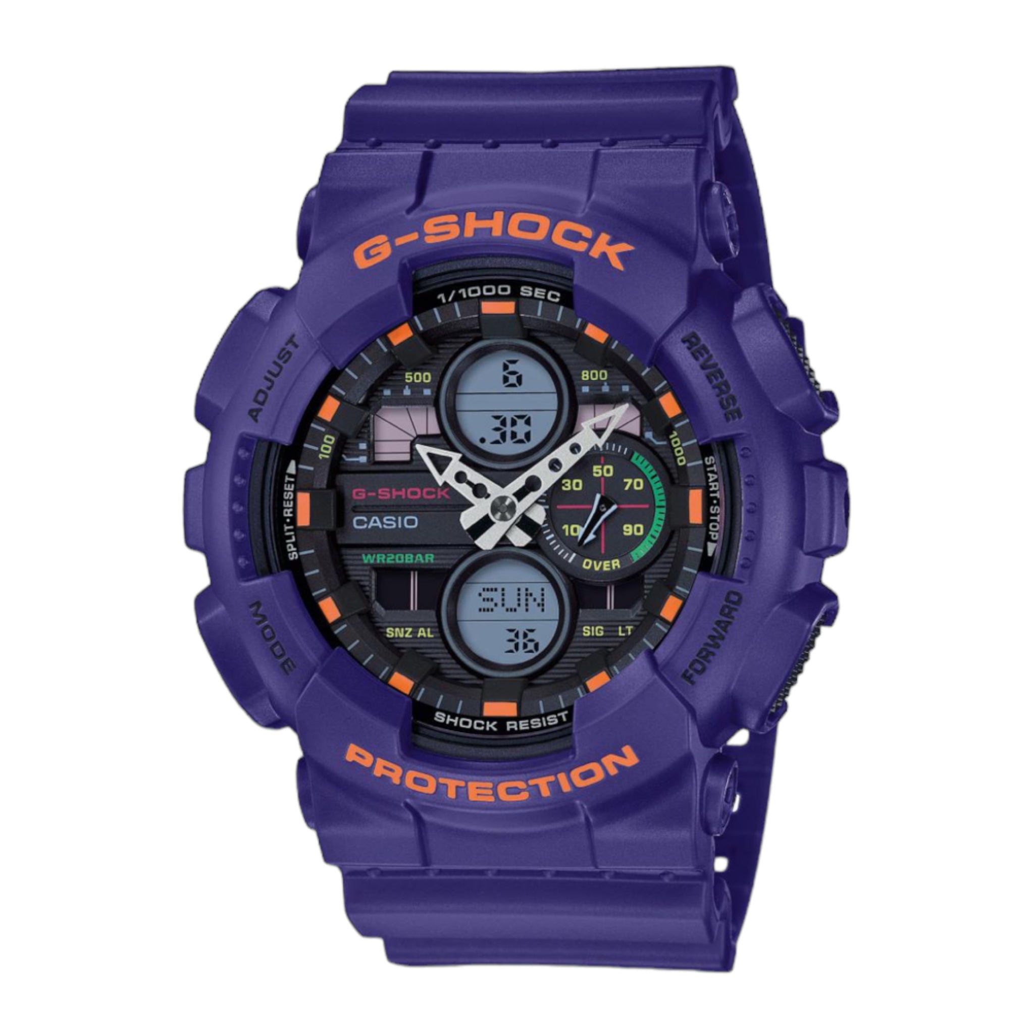 Casio G-Shock GA-140-6AER ​​​​Lila Uhr