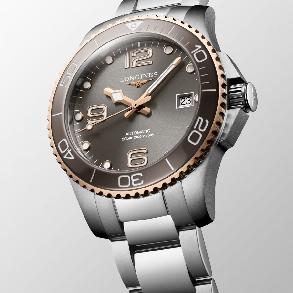 Longines HydroConquest L3.780.3.78.6 Men's Watch Grey