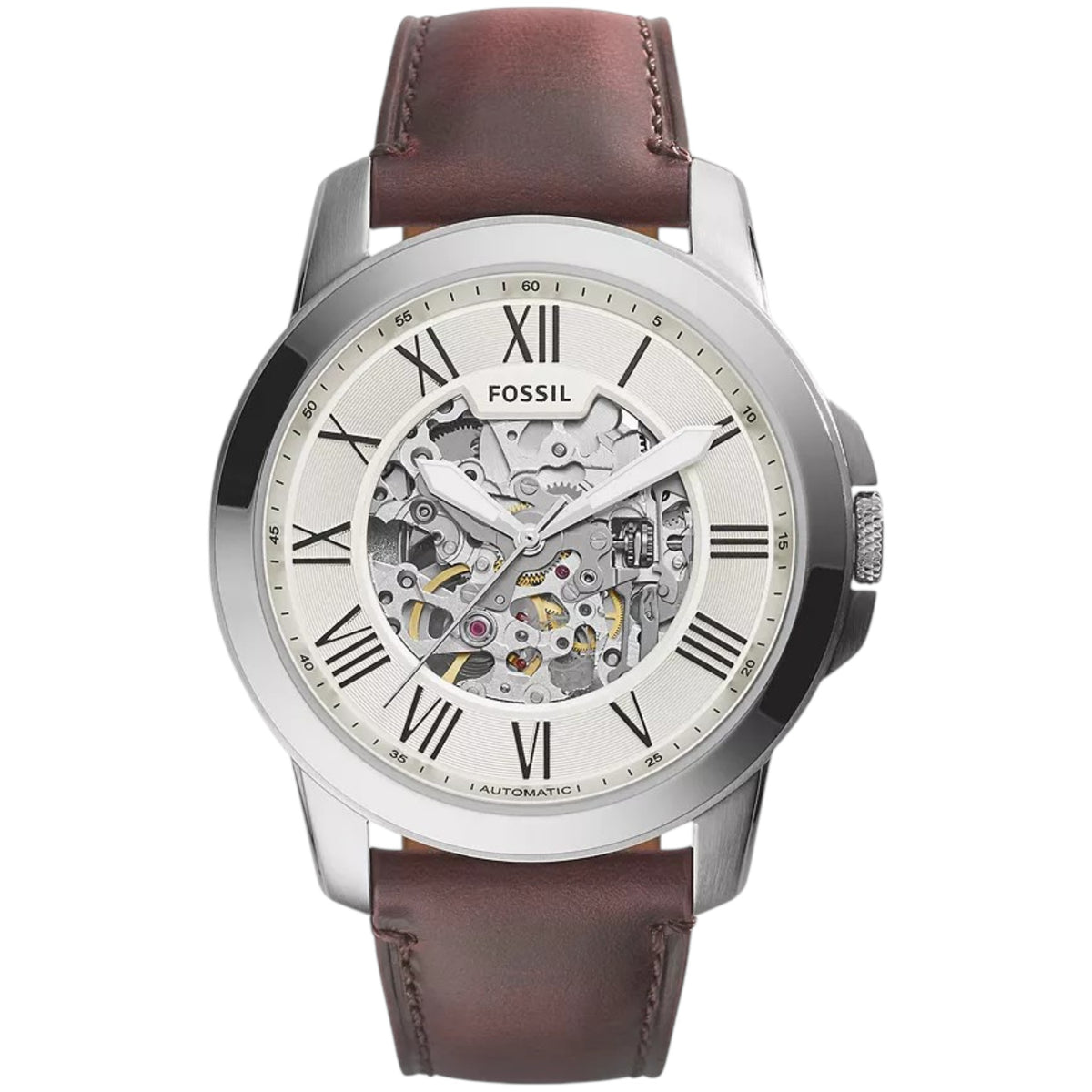 Montre Fossil Grant ME3099 Homme Champagne Cœur ouvert